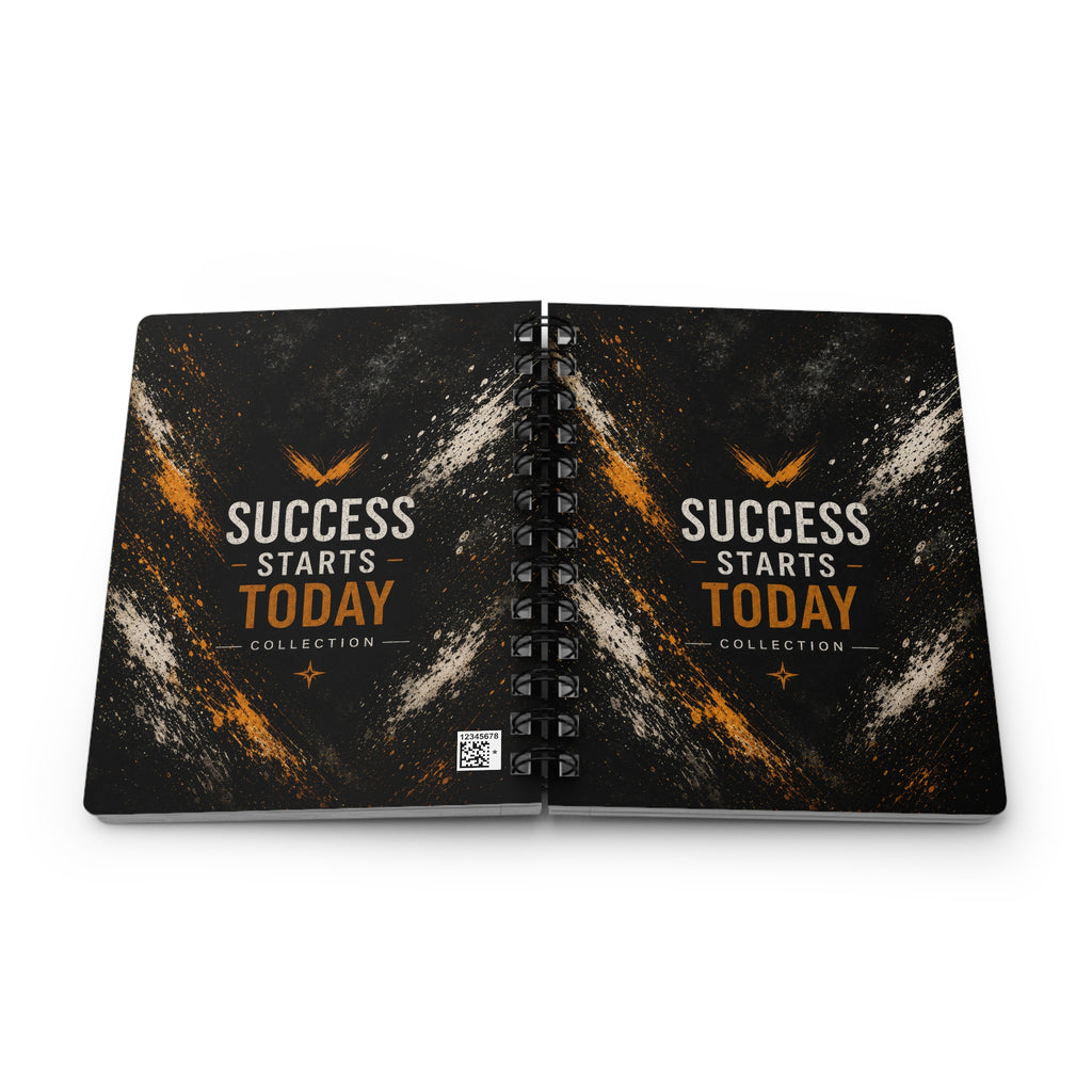 Success Starts Today Spiral Journal — Motivational Goal Planner