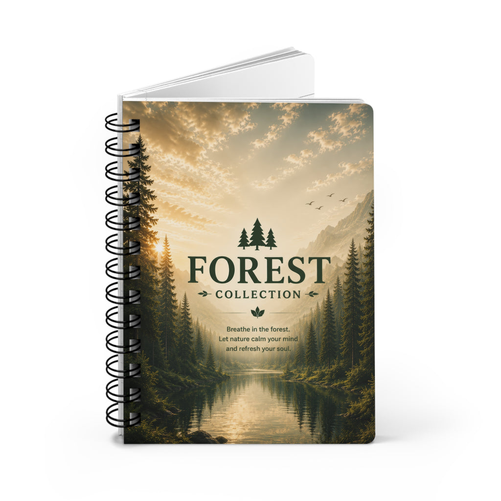 Forest Collection Spiral Journal — Nature-Inspired Lined Notebook