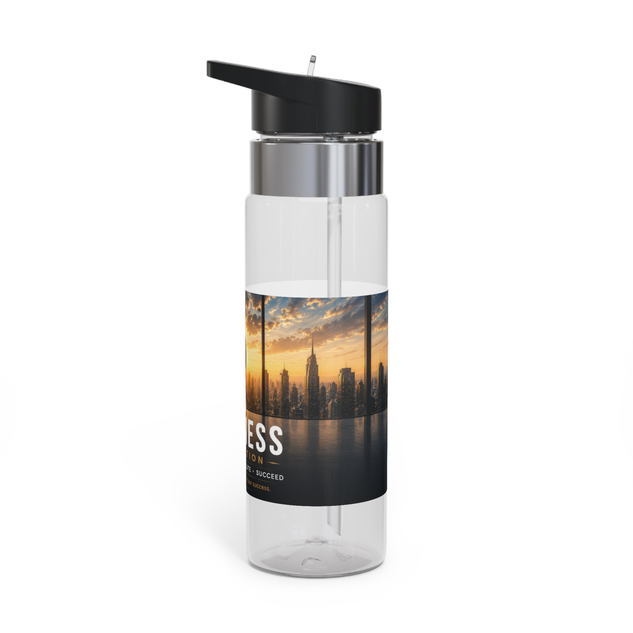 Business Collection 20oz Tritan Sport Bottle – Motivational Skyline Design