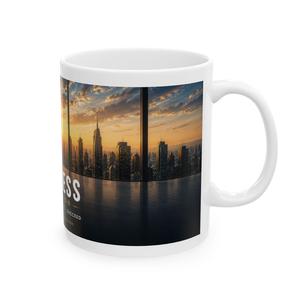 Business Ceramic Mug (11oz, 15oz) | Office Coffee Mug | Planet of Thoughts