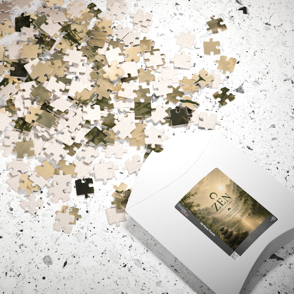 Zen Collection Scenic Jigsaw Puzzle — Mindfulness Meditation Puzzle (110/252/520/1014 pc)