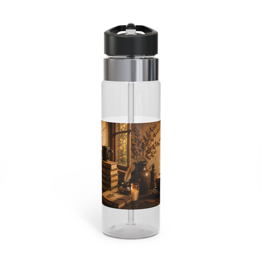 Books & Coffee 20oz Tritan Sport Bottle — Vintage Library Coffee Lover Water Bottle