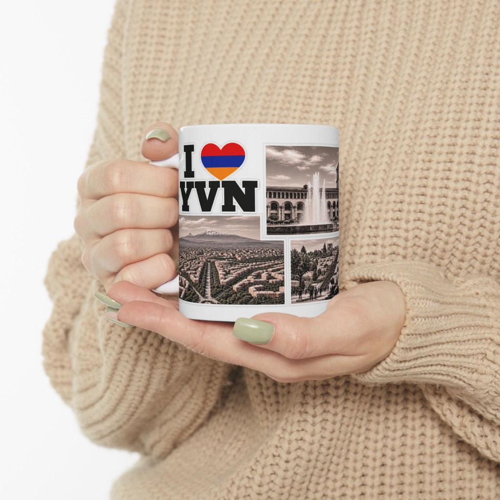 Yerevan Photo Collage Ceramic Mug – Armenian Souvenir Gift (11oz & 15oz)