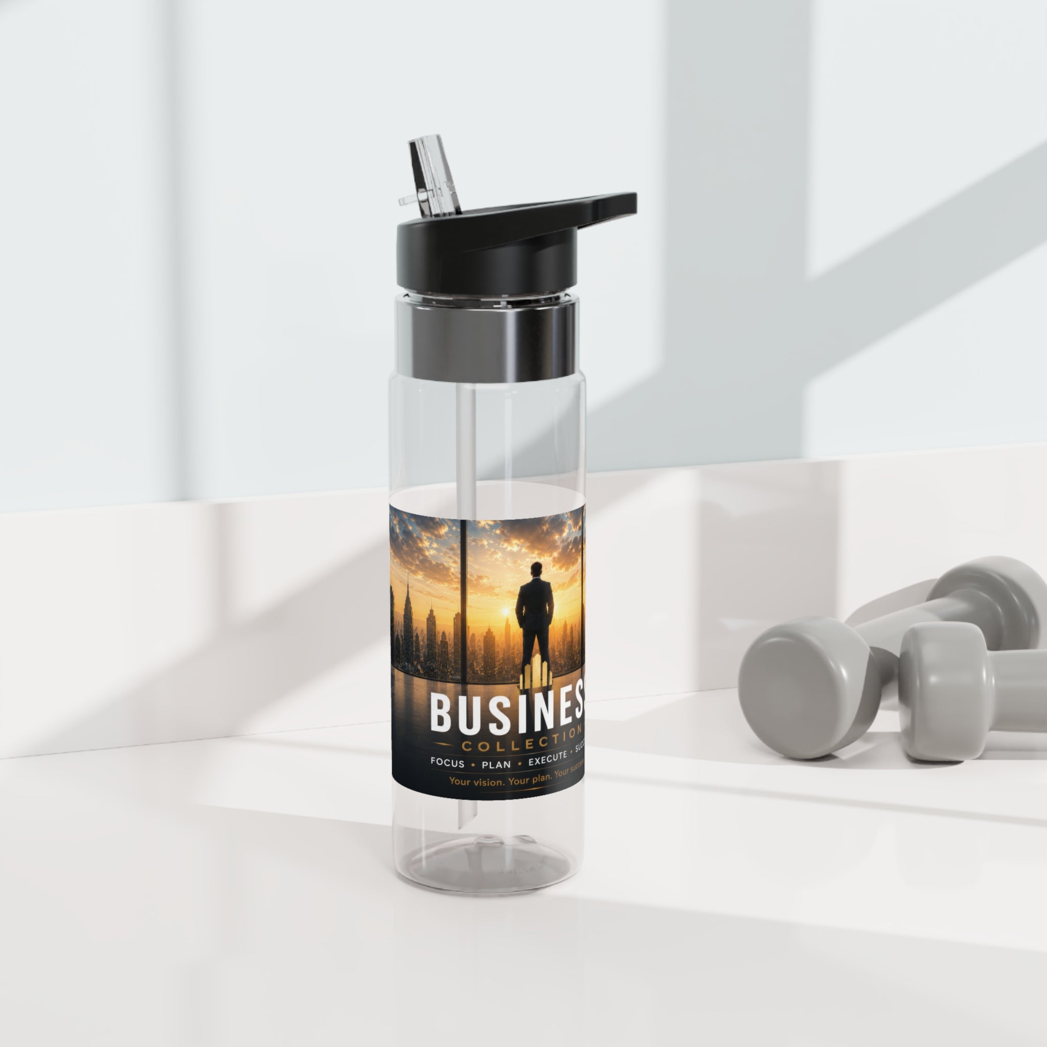 Business Collection 20oz Tritan Sport Bottle – Motivational Skyline Design