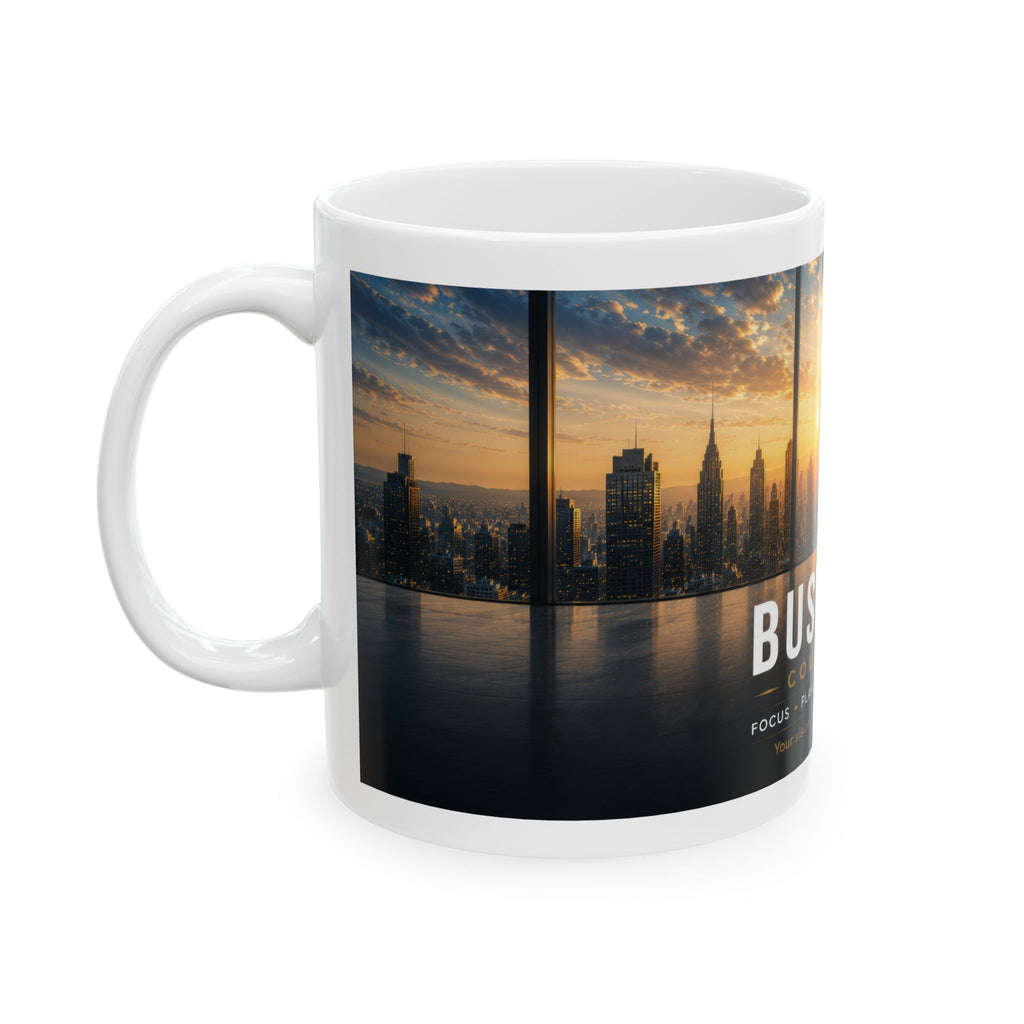 Business Ceramic Mug (11oz, 15oz) | Office Coffee Mug | Planet of Thoughts