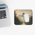 Forest Collection Mouse Pad – Scenic Nature Design with “Breathe in the Forest” Quote | Planet of Thoughts