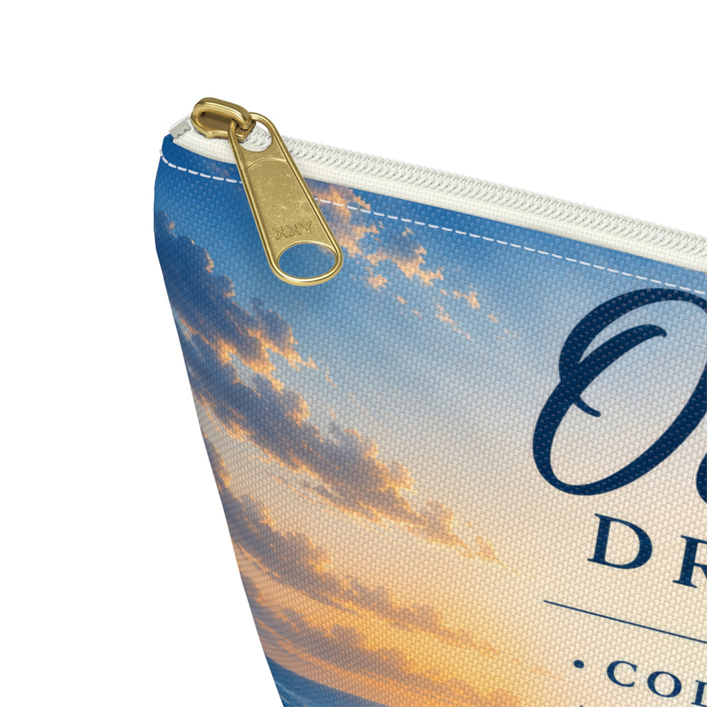 Ocean Dreams Accessory Pouch — Sea Sunset Cosmetic Bag