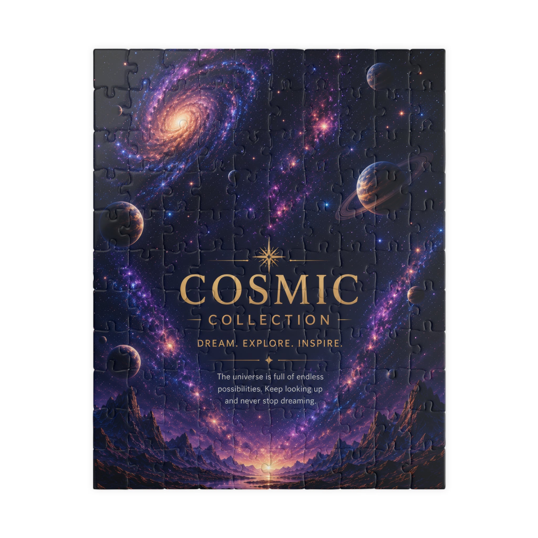 Cosmic Collection Jigsaw Puzzle — Dream, Explore, Inspire (110/252/520/1014 pcs)