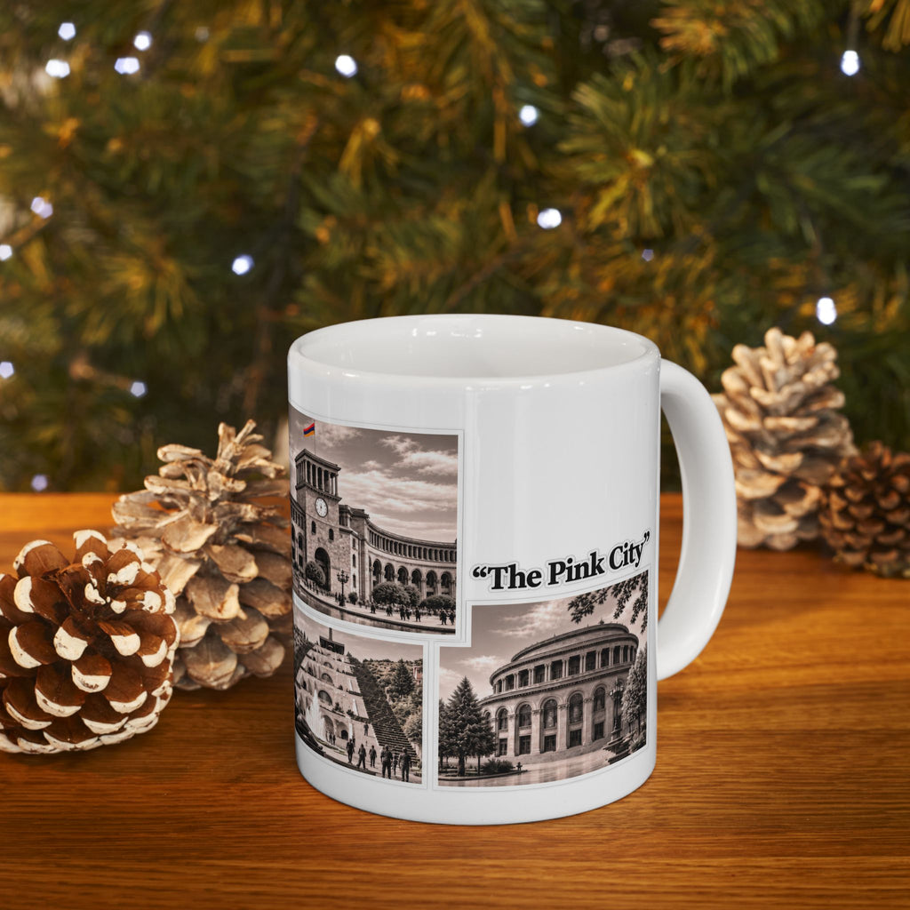 Yerevan Photo Collage Ceramic Mug – Armenian Souvenir Gift (11oz & 15oz)