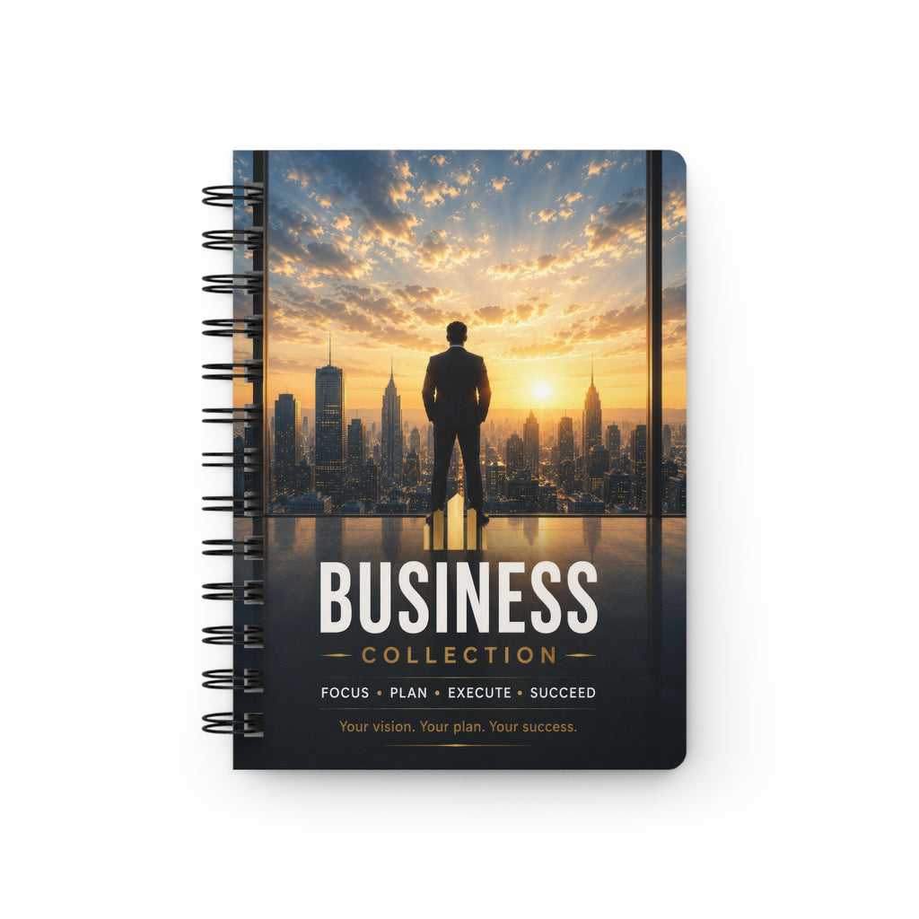 Business Journal — Spiral-Bound Success Planner (Focus • Plan • Execute • Succeed)