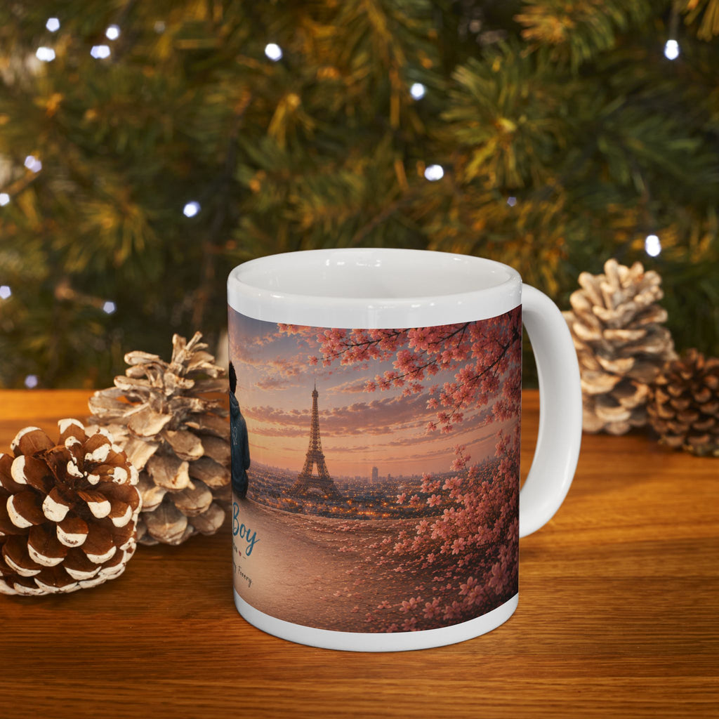 Girl & Boy Ceramic Mug (11oz, 15oz) | Friendship & Love Mug | Planet of Thoughts
