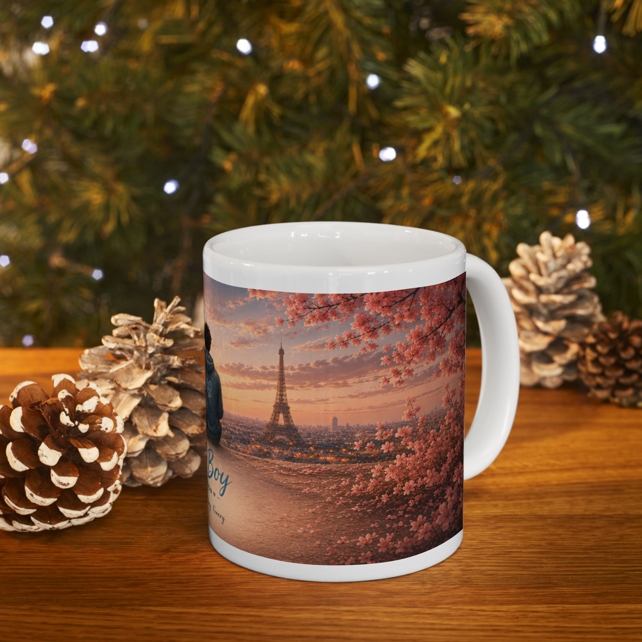 Girl & Boy Ceramic Mug (11oz, 15oz) | Friendship & Love Mug | Planet of Thoughts