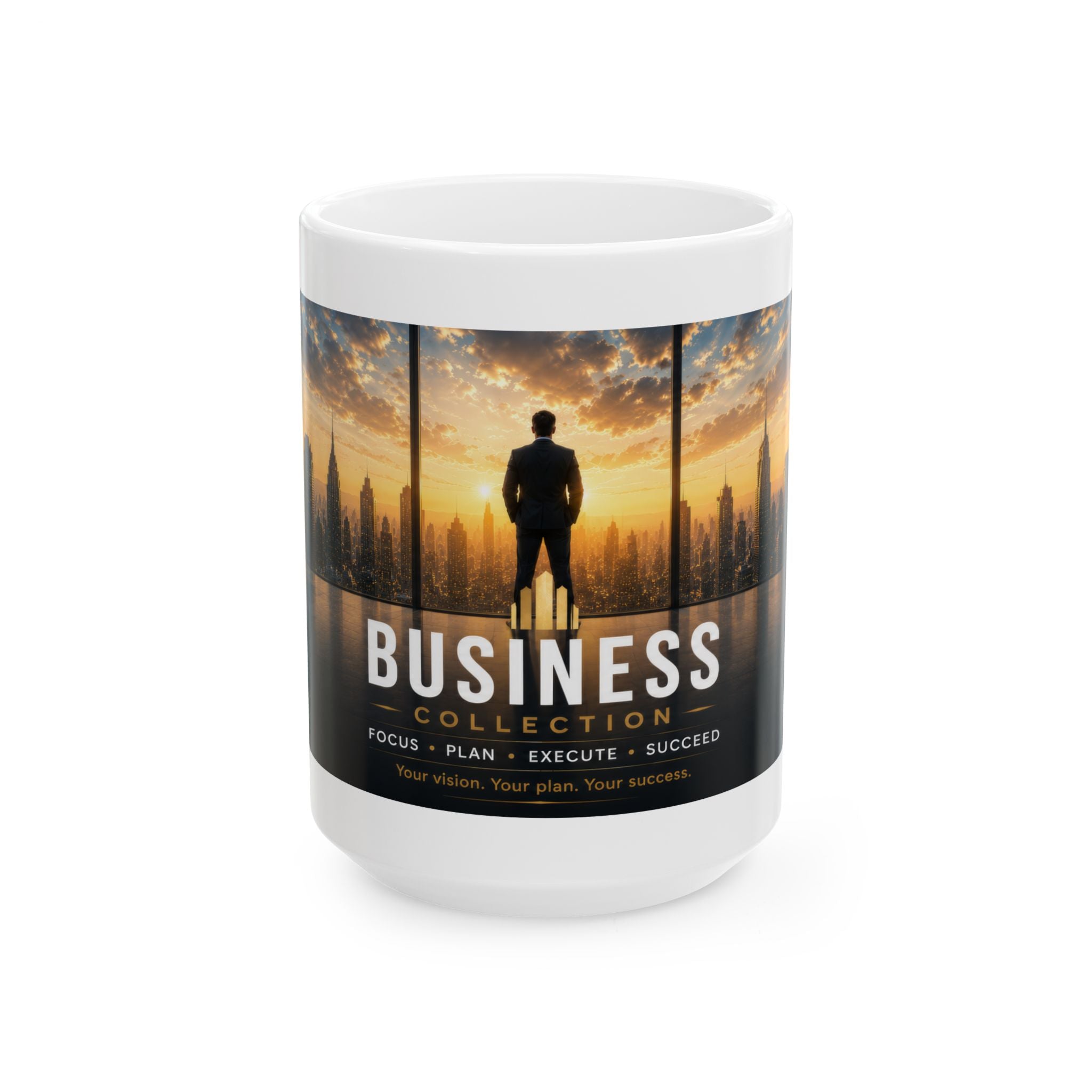 Business Ceramic Mug (11oz, 15oz) | Office Coffee Mug | Planet of Thoughts