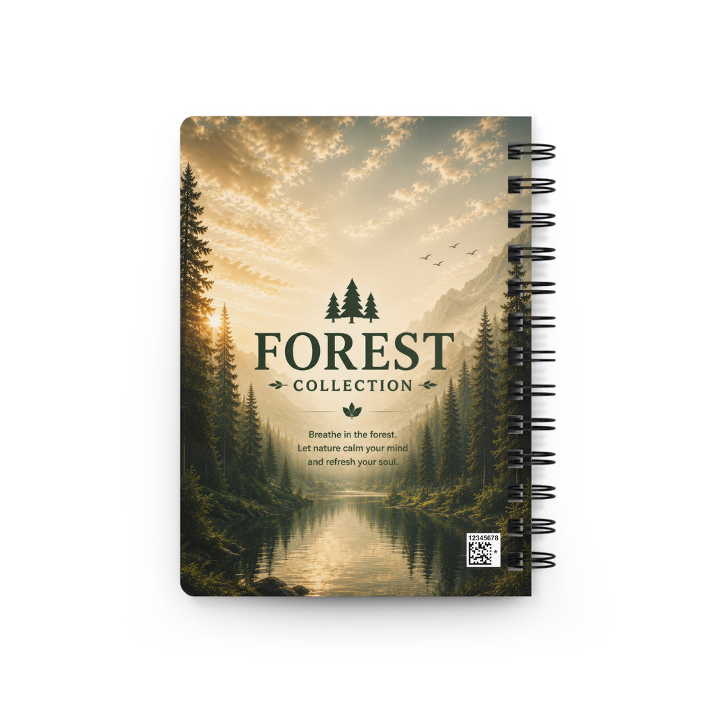 Forest Collection Spiral Journal — Nature-Inspired Lined Notebook