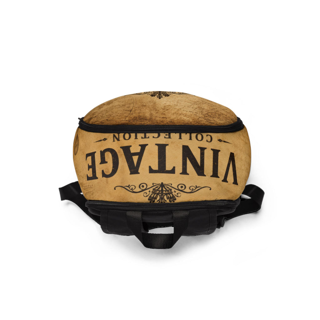 Vintage Collection Backpack — Retro Brown Travel & School Bag