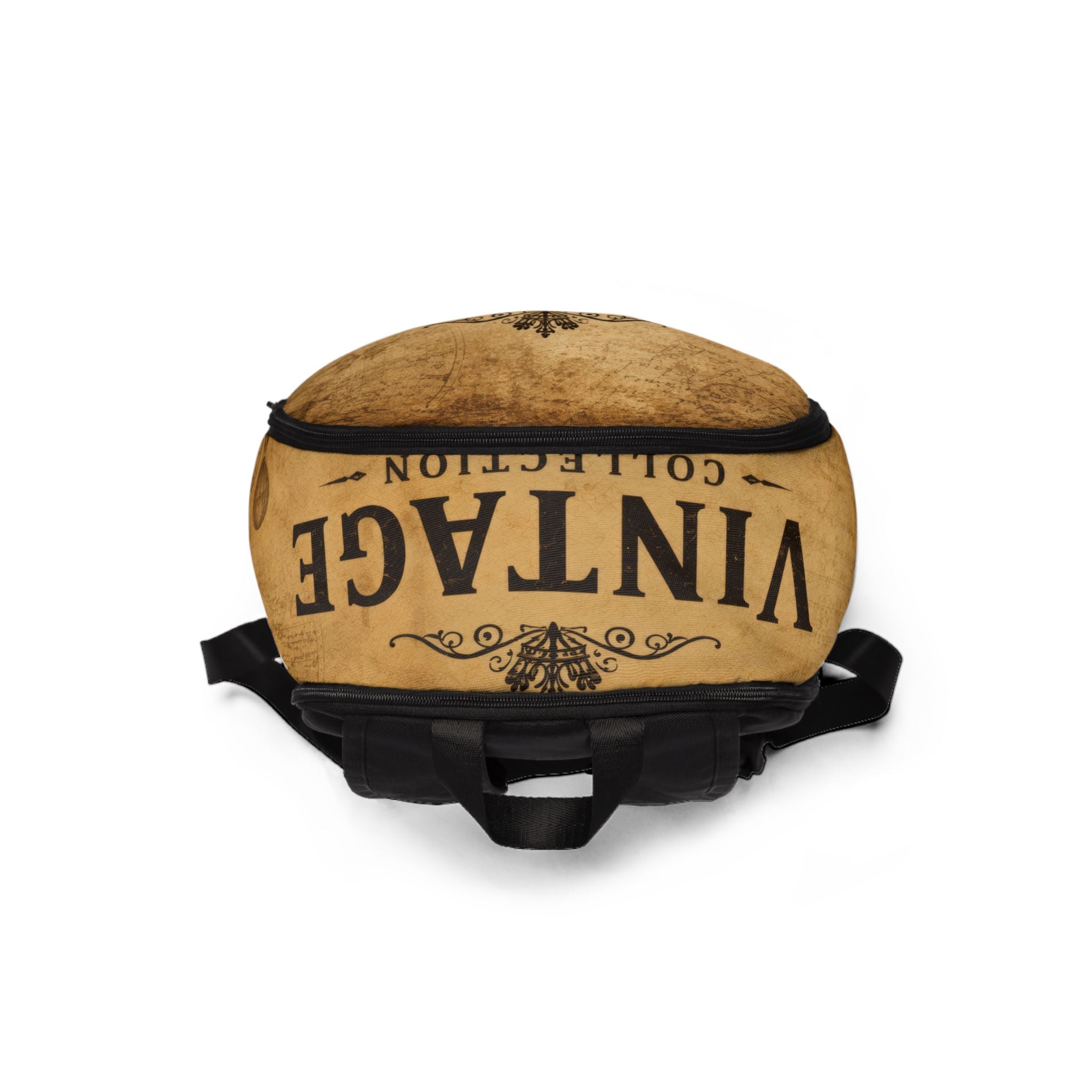 Vintage Collection Backpack — Retro Brown Travel & School Bag