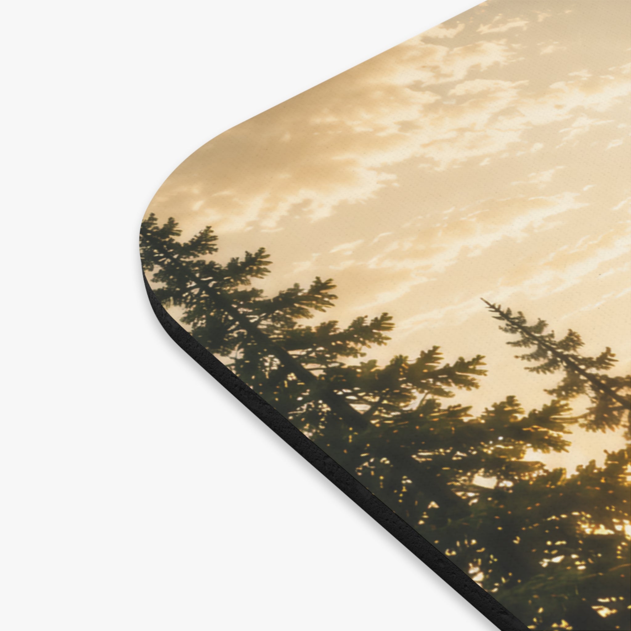 Forest Collection Mouse Pad – Scenic Nature Design with “Breathe in the Forest” Quote | Planet of Thoughts