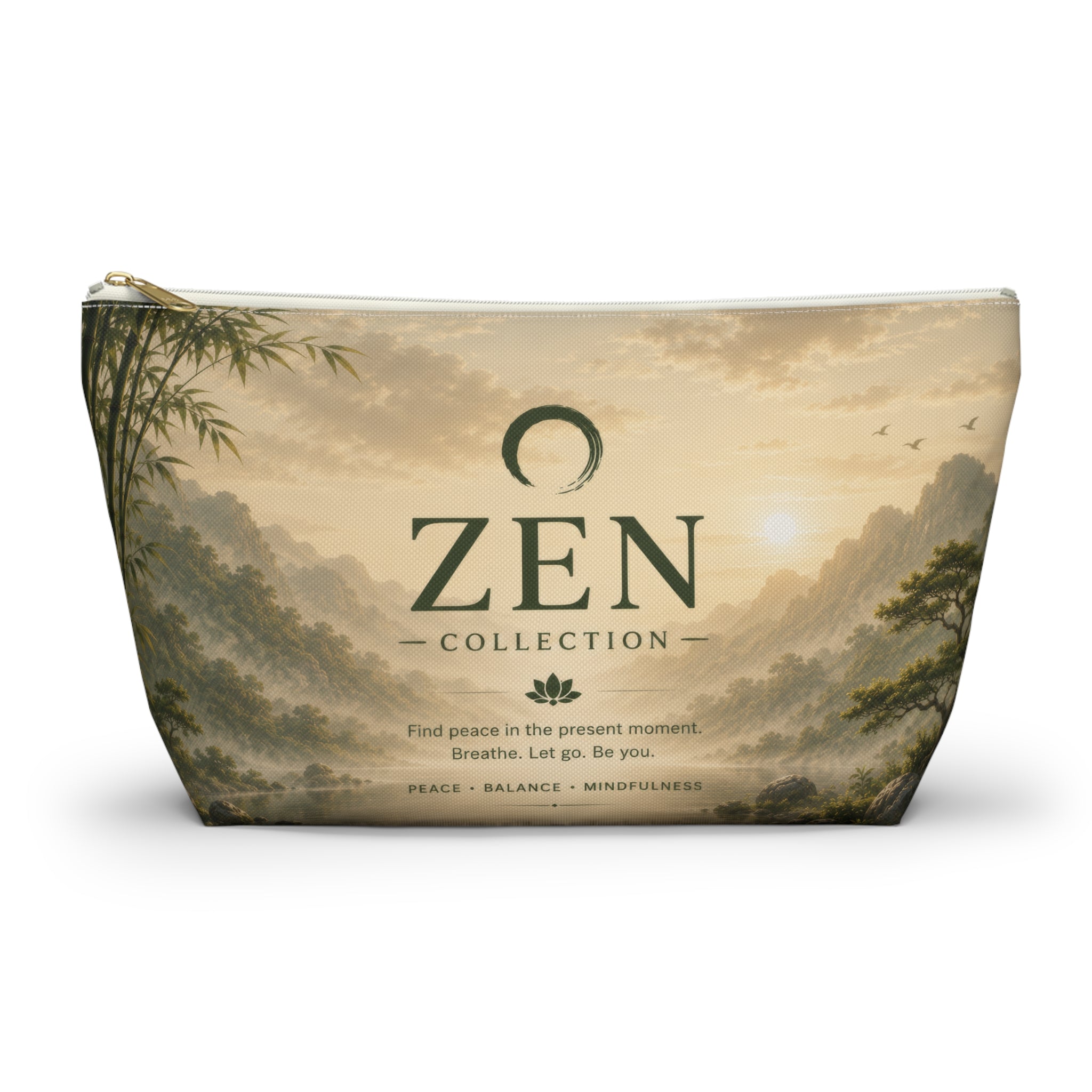 Zen Collection Accessory Pouch — T-Bottom Makeup & Travel Bag