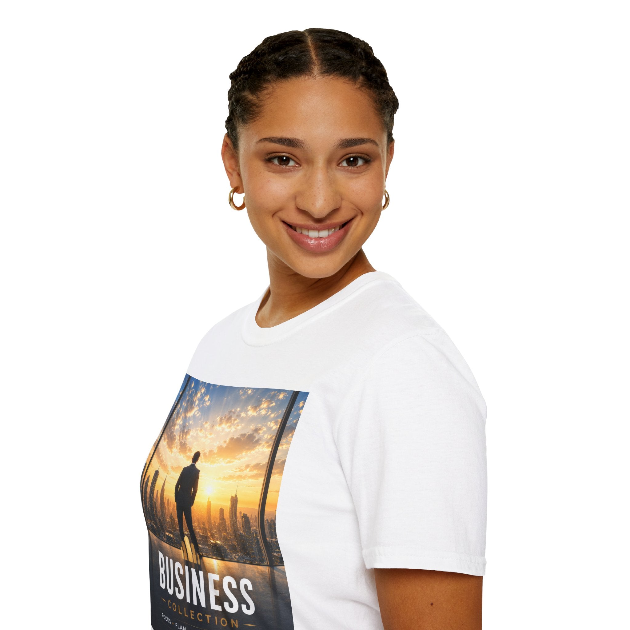 Business Collection T-Shirt — Inspirational City Skyline Success Tee