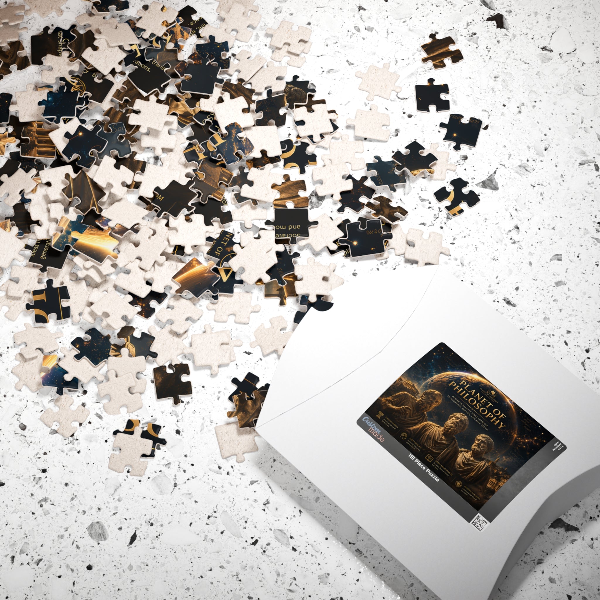 Planet of Philosophy Jigsaw Puzzle - 110 Pcs - Hor. — Classical Philosophers 110/252/520/1014-Piece