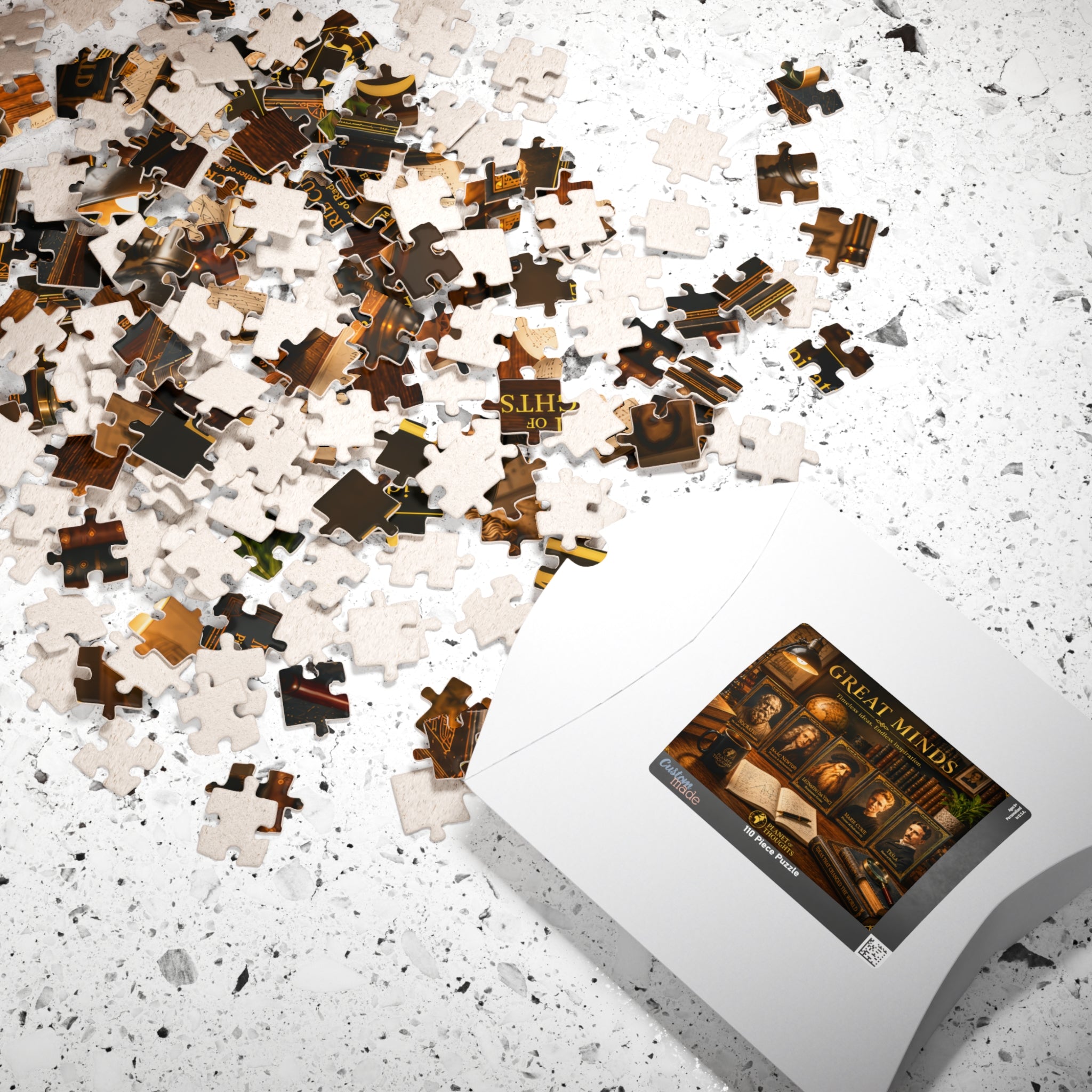 Great Minds Jigsaw Puzzle - 110 Pcs - Hor. — Famous Inventors & Scientists Collage (110–1014 pcs)