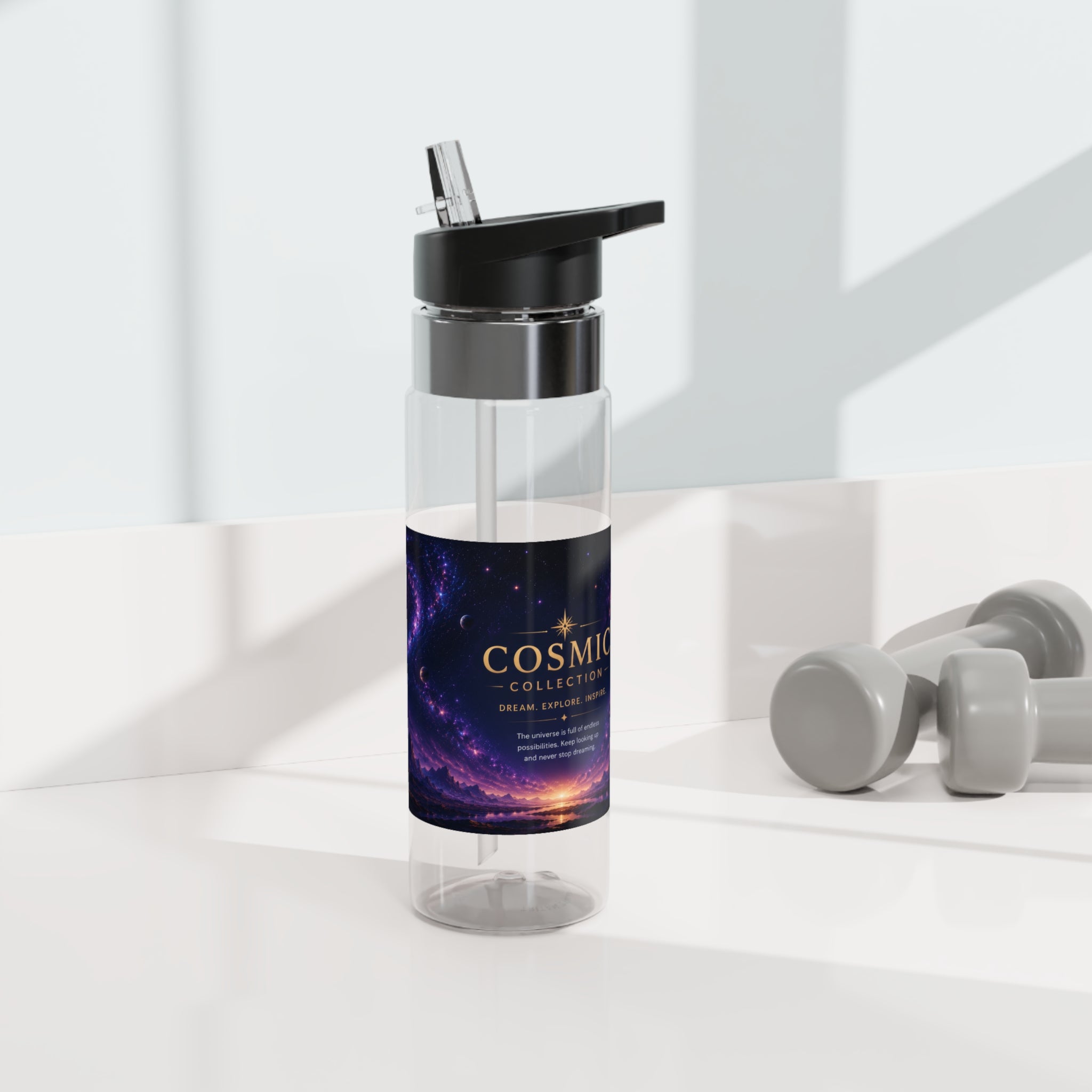 Cosmic Collection 20oz Tritan Sport Bottle — Galaxy Water Bottle