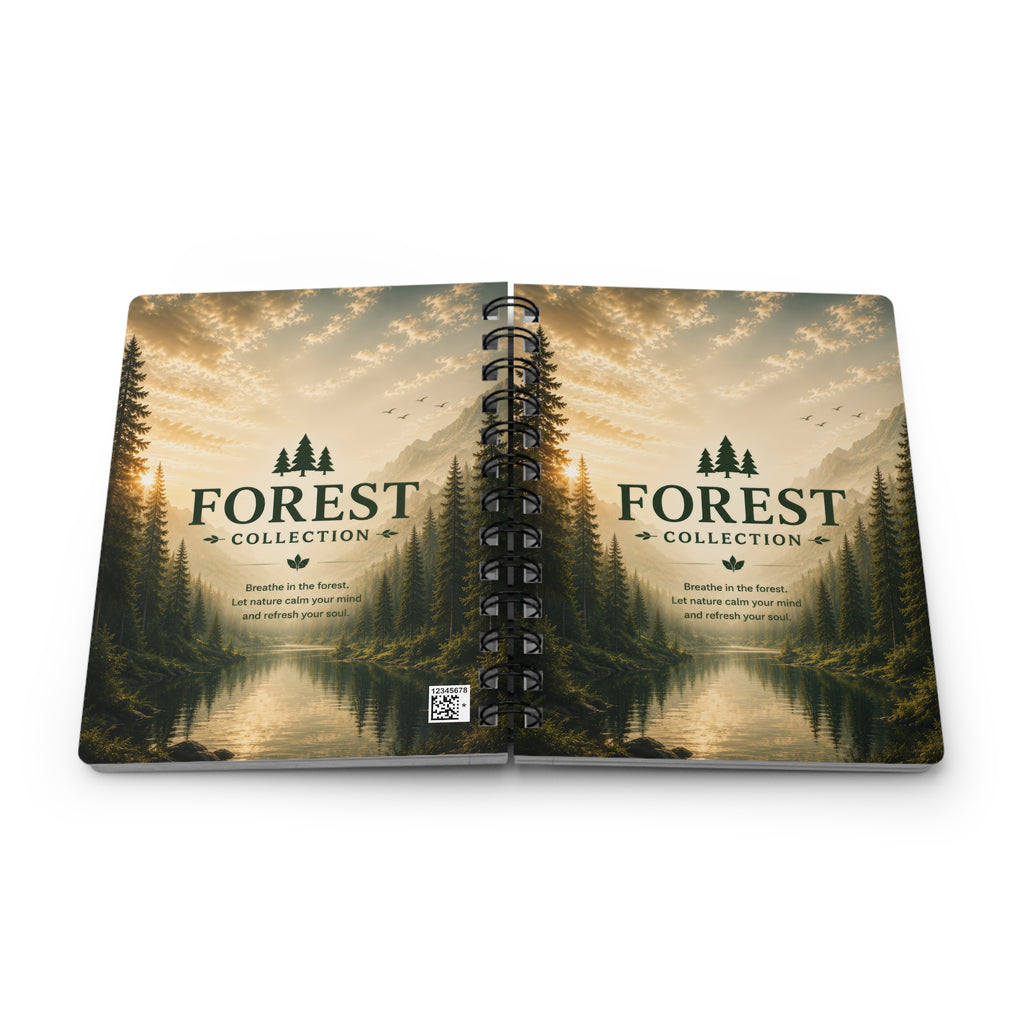 Forest Collection Spiral Journal — Nature-Inspired Lined Notebook