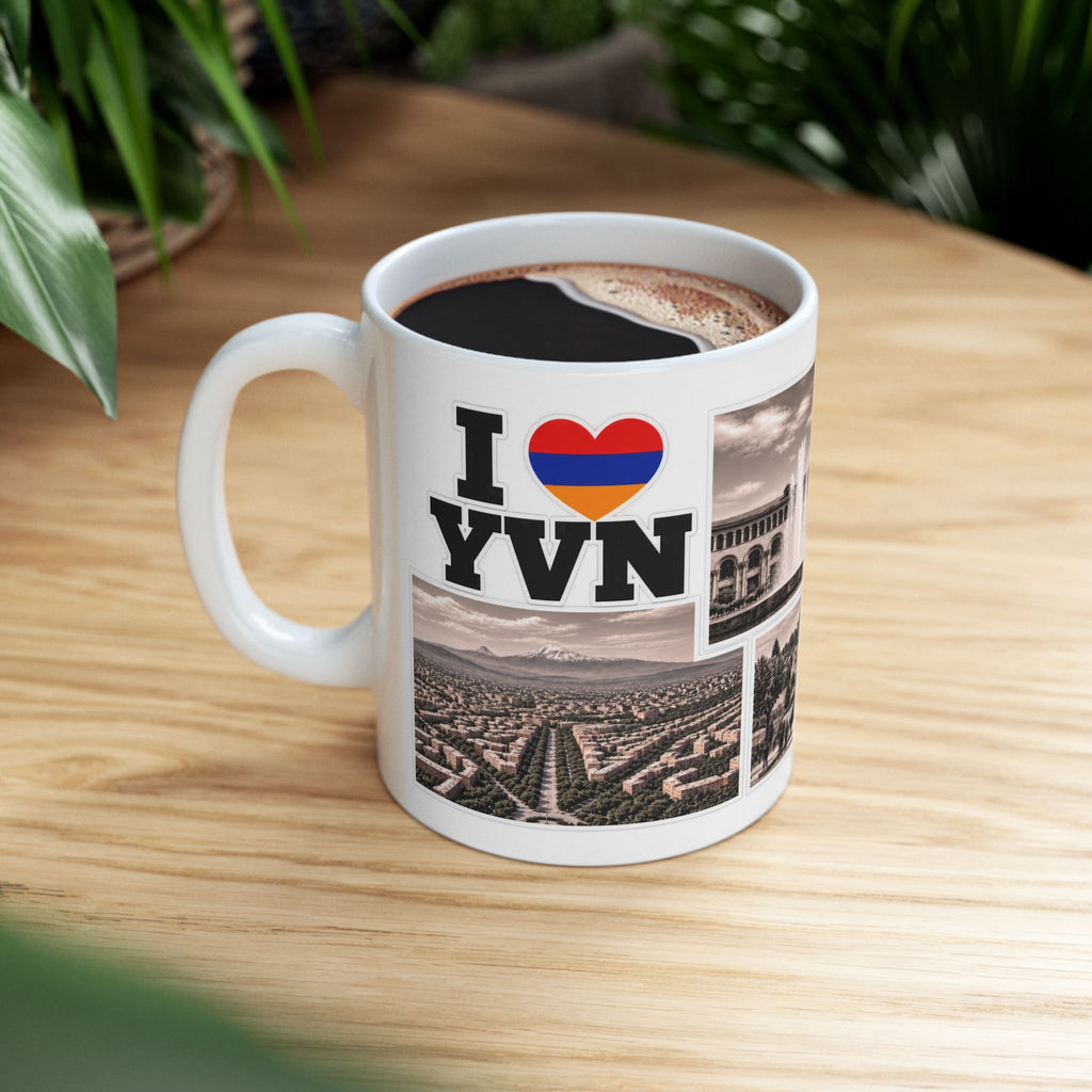 Yerevan Photo Collage Ceramic Mug – Armenian Souvenir Gift (11oz & 15oz)