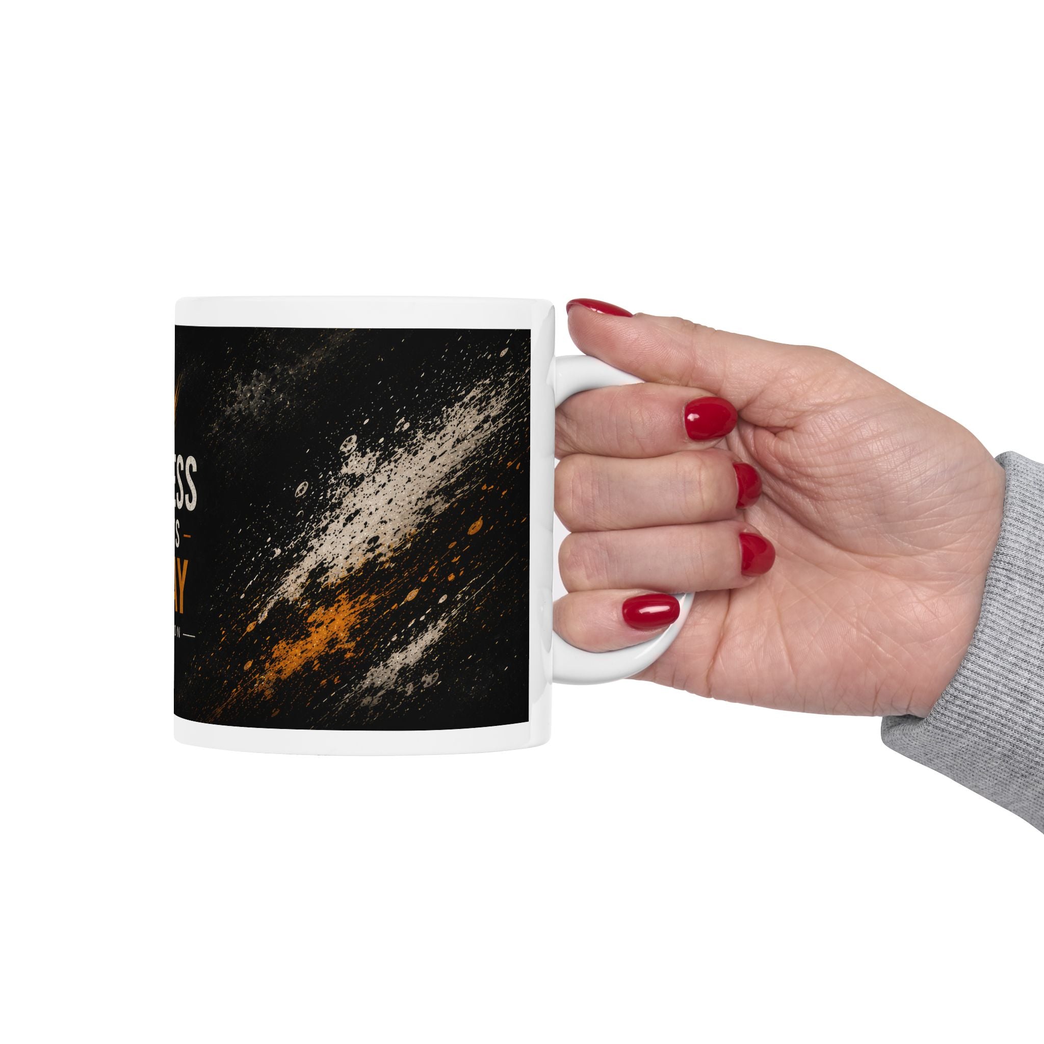 Success Starts Today Ceramic Mug (11oz, 15oz) | Motivational Coffee Mug | Planet of Thoughts