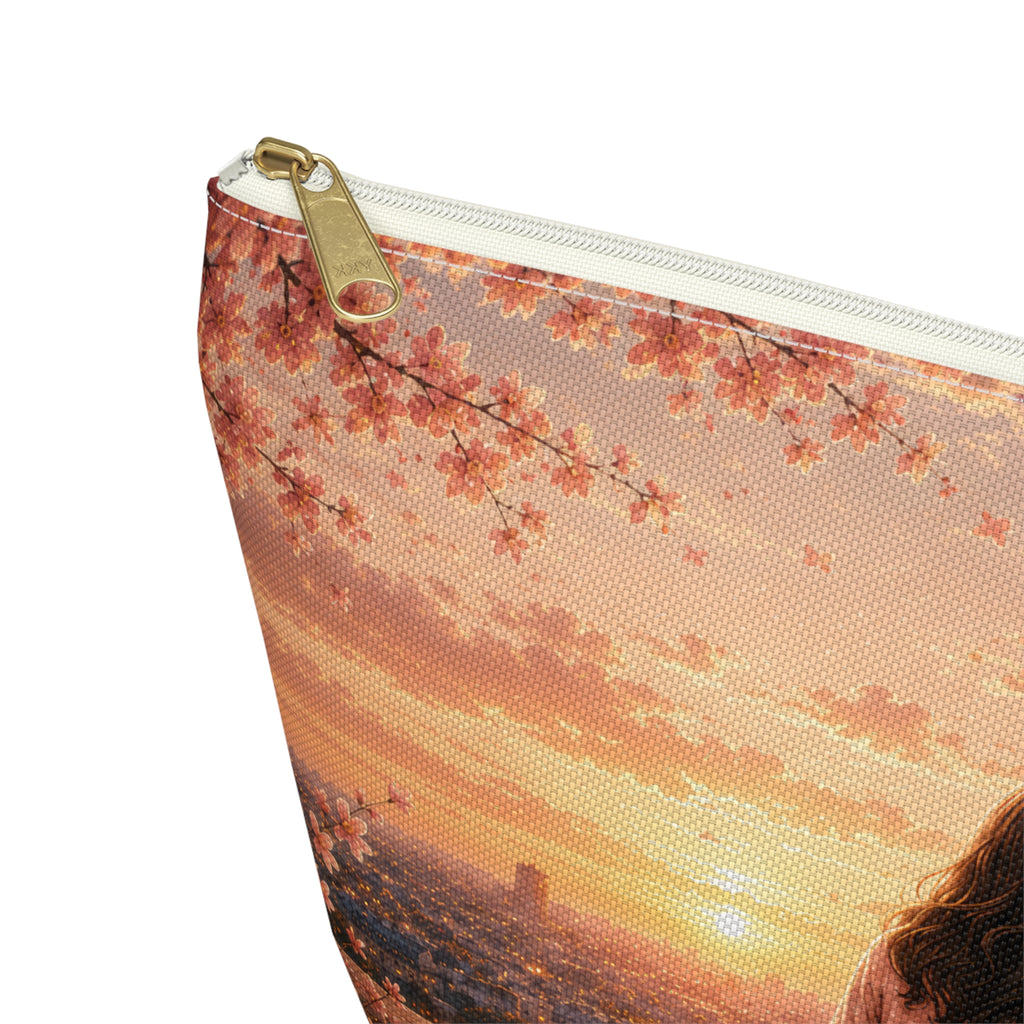 Girl & Boy Paris Sunset Cosmetic Bag Accessory Pouch
