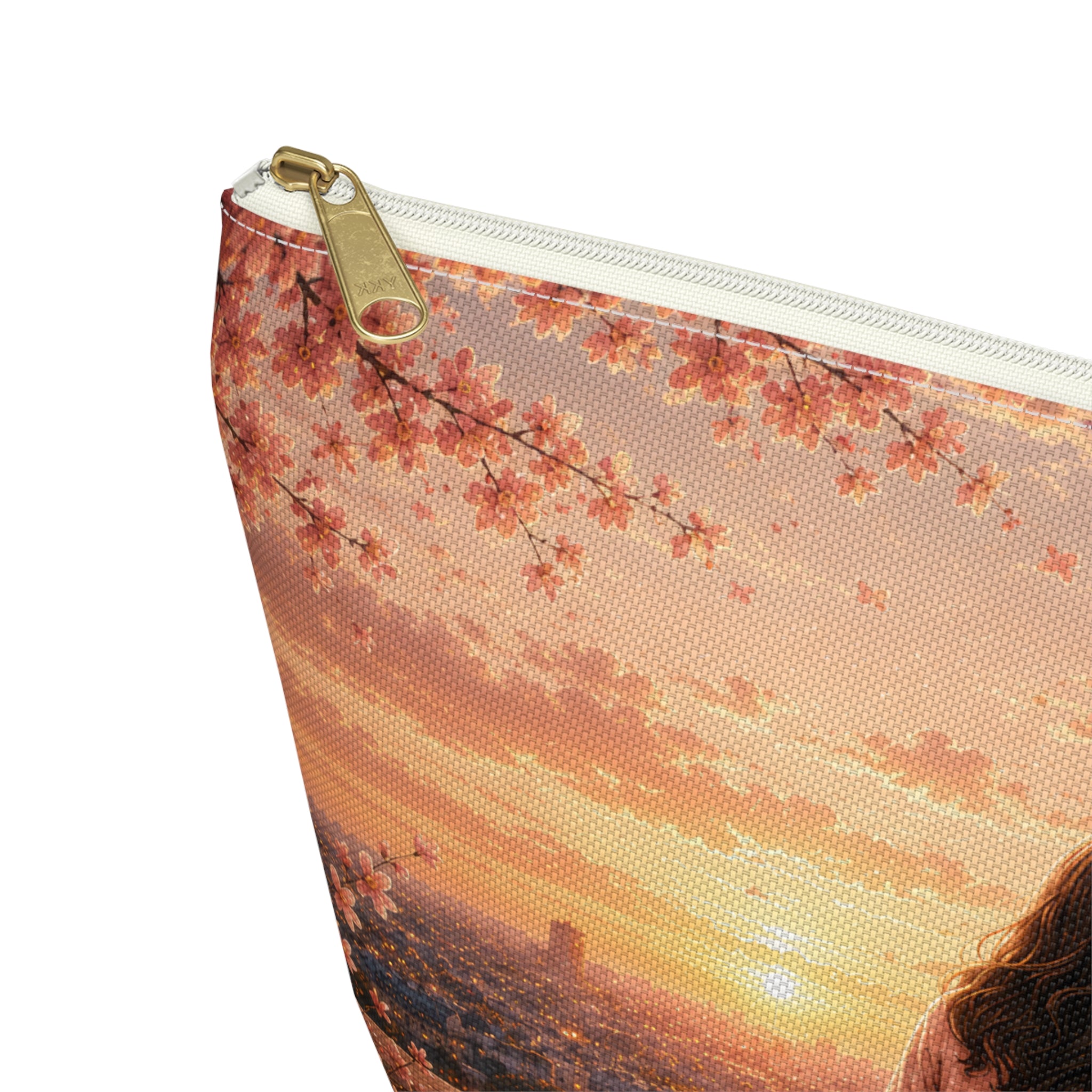 Girl & Boy Paris Sunset Cosmetic Bag Accessory Pouch
