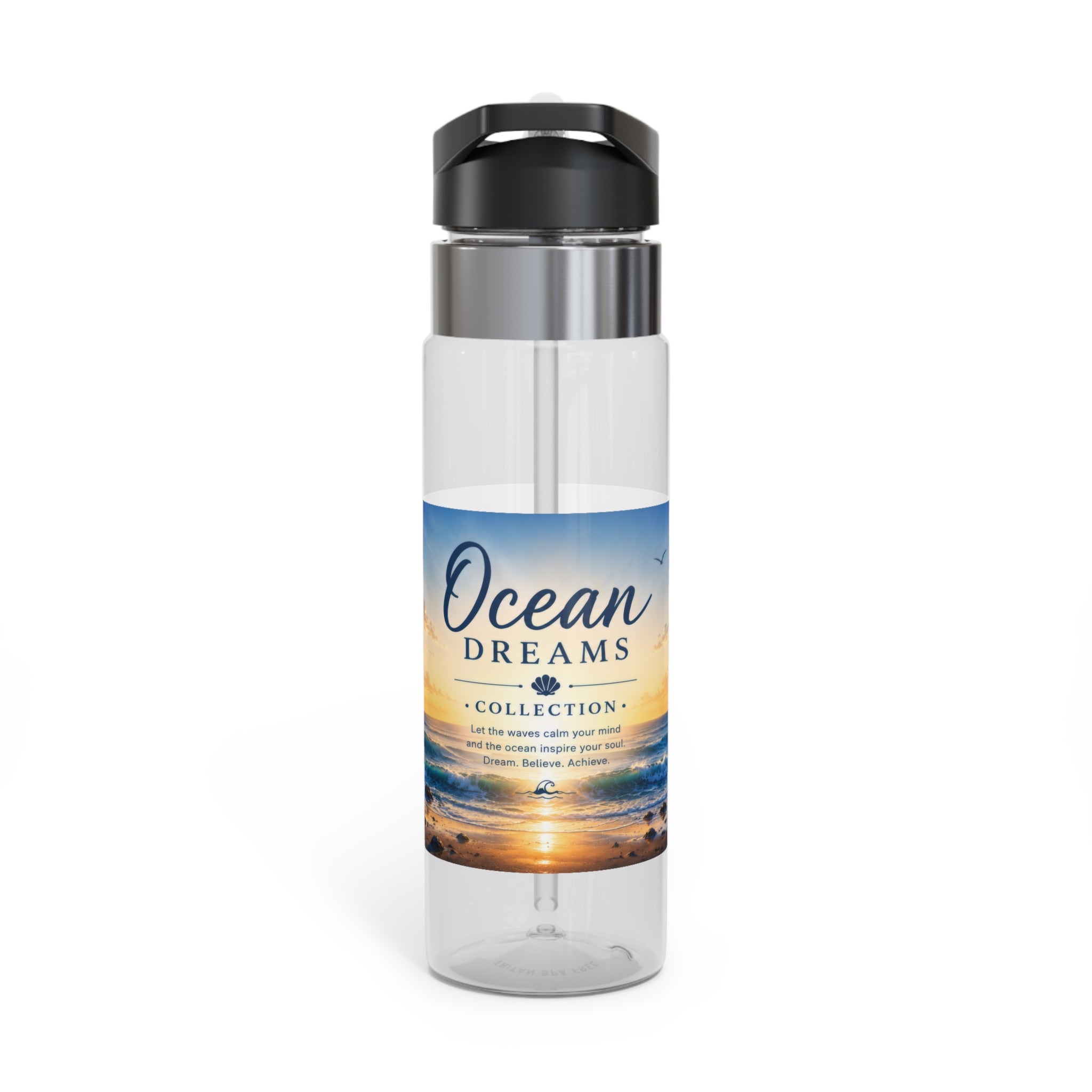 Ocean Dreams 20oz Tritan Sport Bottle — Coastal Sunset Water Bottle