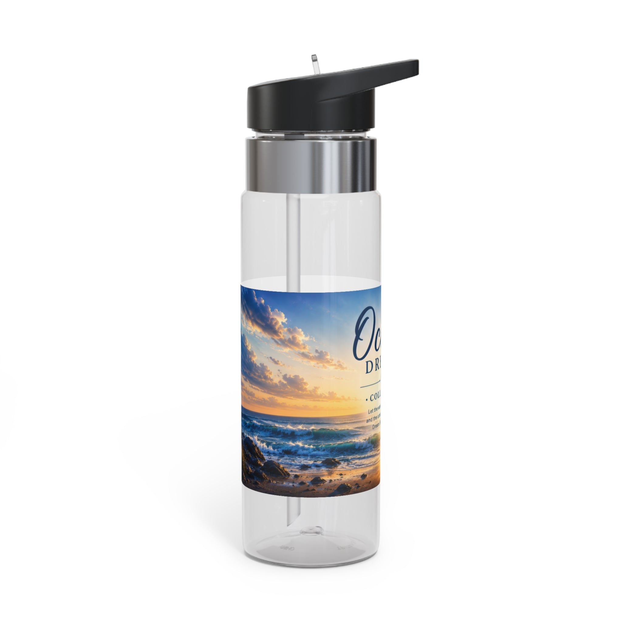 Ocean Dreams 20oz Tritan Sport Bottle — Coastal Sunset Water Bottle