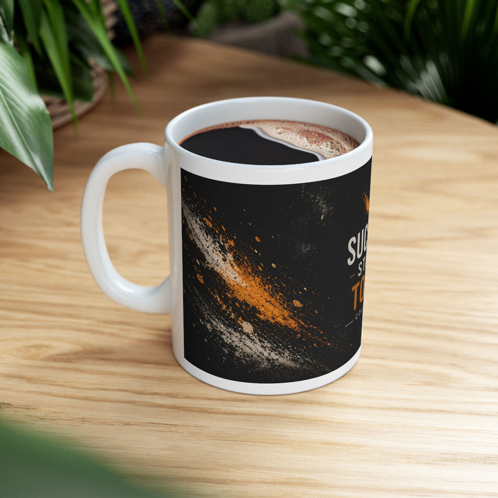 Success Starts Today Ceramic Mug (11oz, 15oz) | Motivational Coffee Mug | Planet of Thoughts