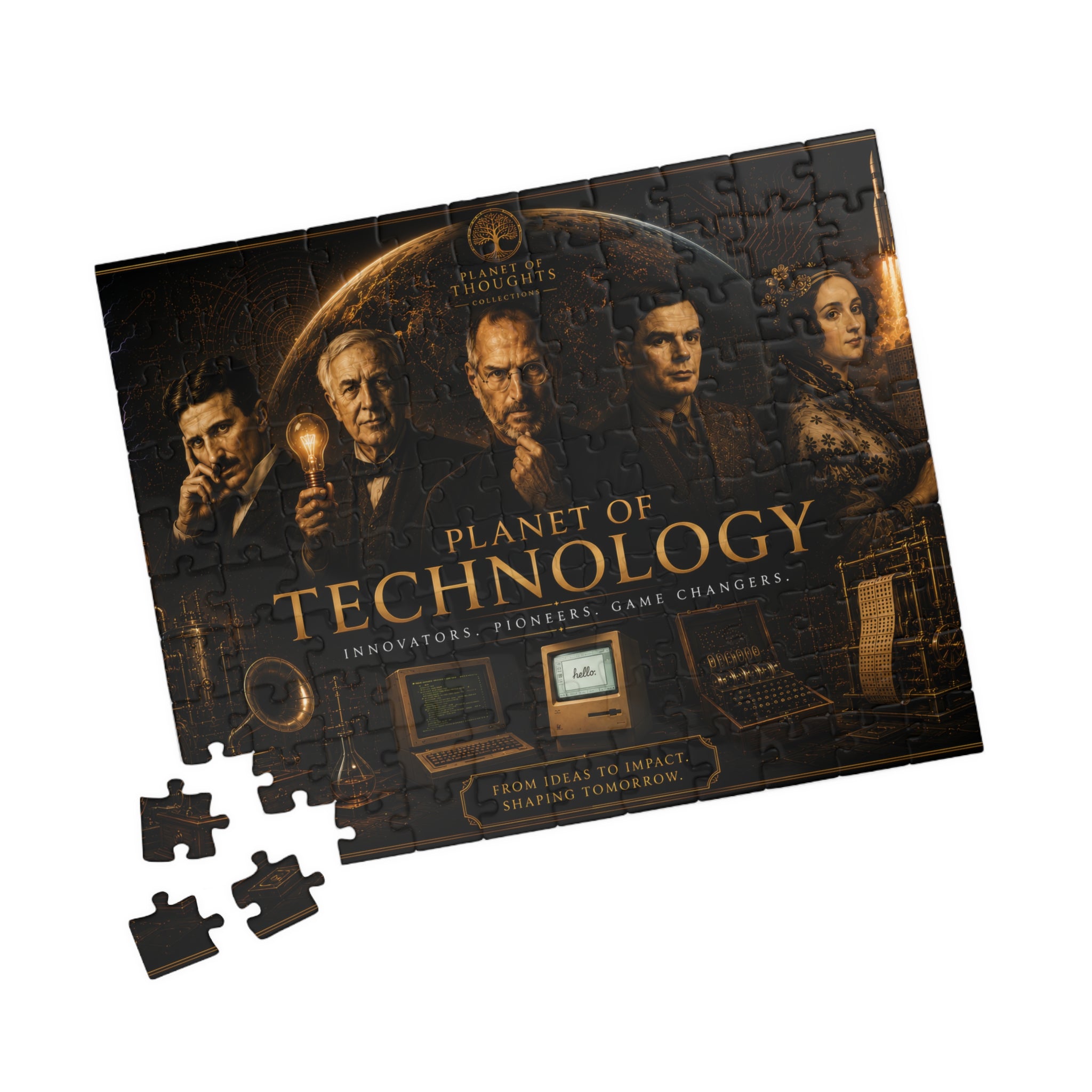Planet of Technology Puzzle - 110pcs - Hor. - Inventors & Pioneers