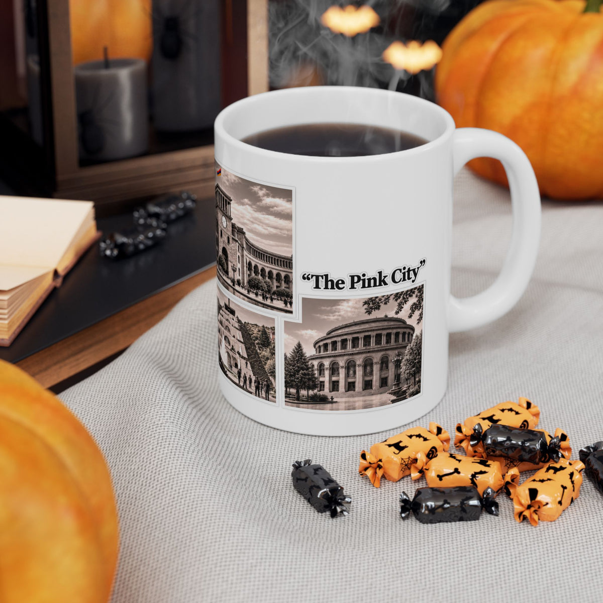 Yerevan Photo Collage Ceramic Mug – Armenian Souvenir Gift (11oz & 15oz)