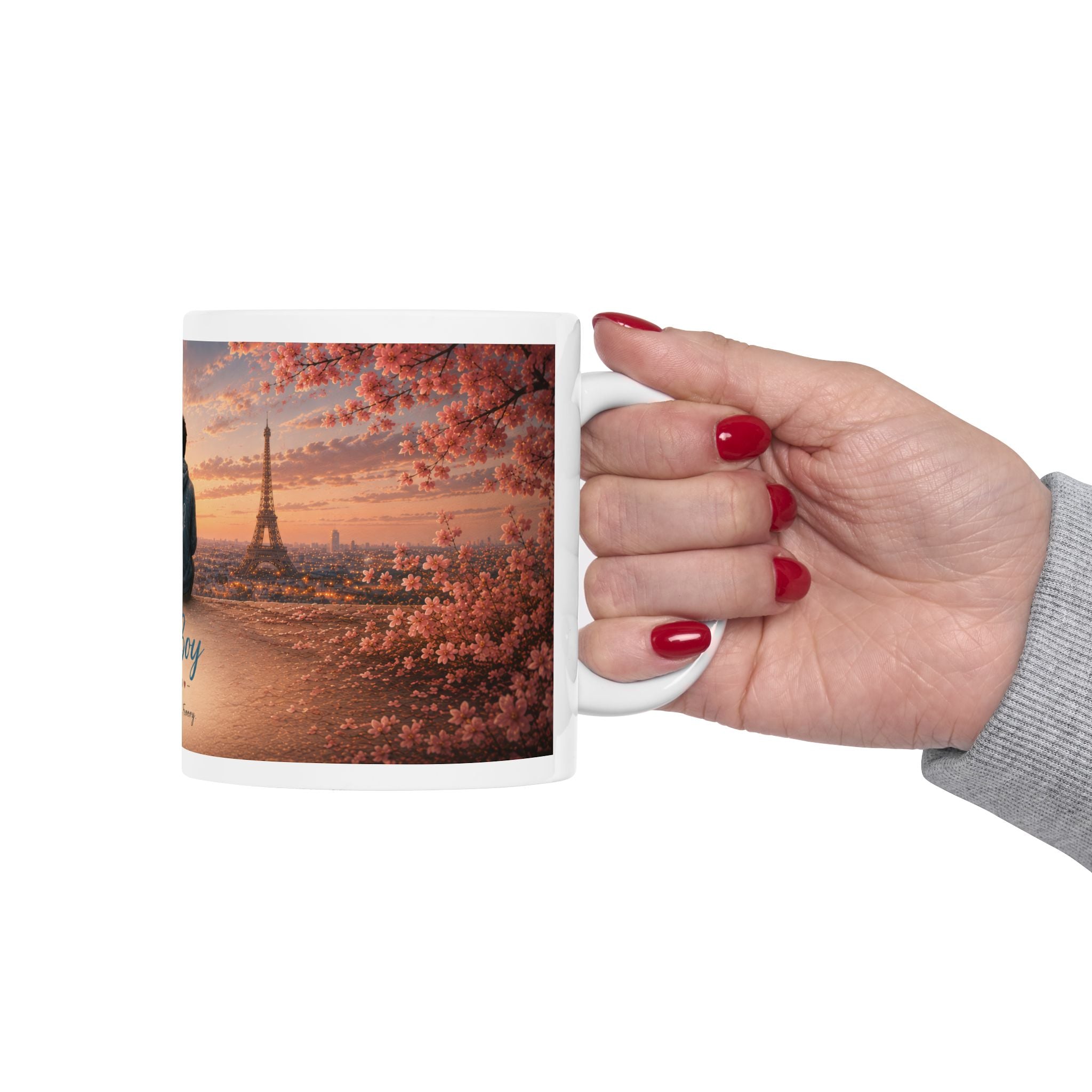 Girl & Boy Ceramic Mug (11oz, 15oz) | Friendship & Love Mug | Planet of Thoughts