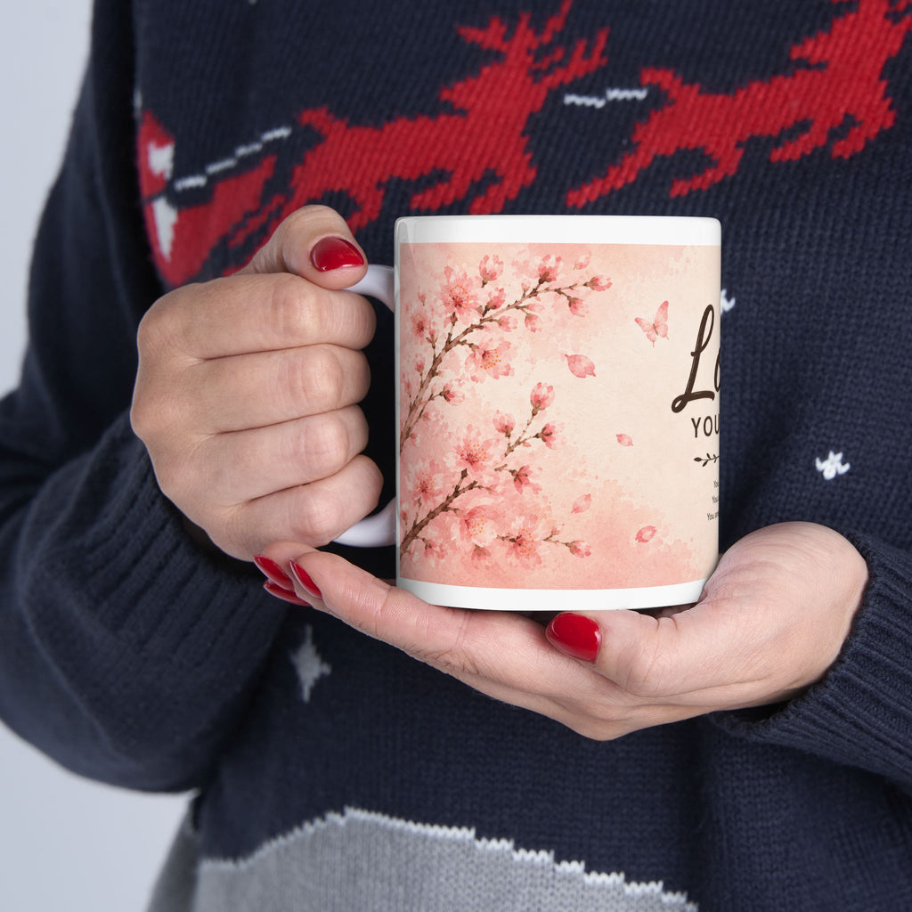 Love Yourself Ceramic Mug (11oz, 15oz) | Self Love Coffee Mug | Planet of Thoughts