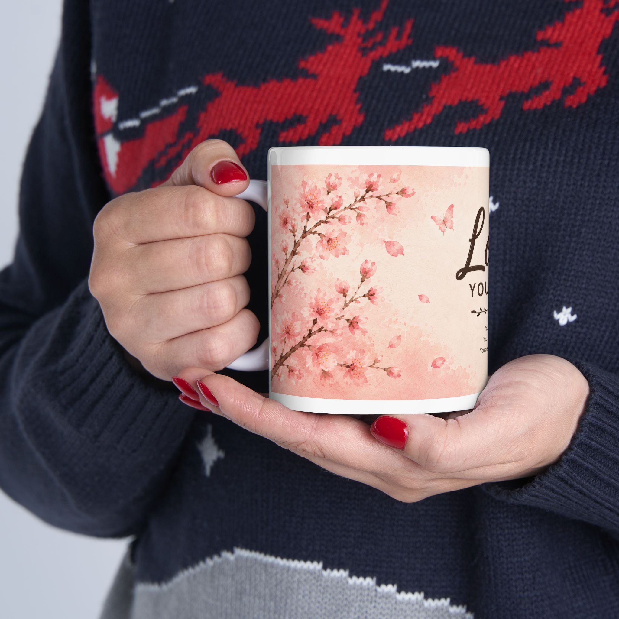 Love Yourself Ceramic Mug (11oz, 15oz) | Self Love Coffee Mug | Planet of Thoughts