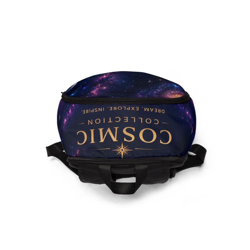 Cosmic Collection Backpack – Dream, Explore, Inspire Galaxy Print