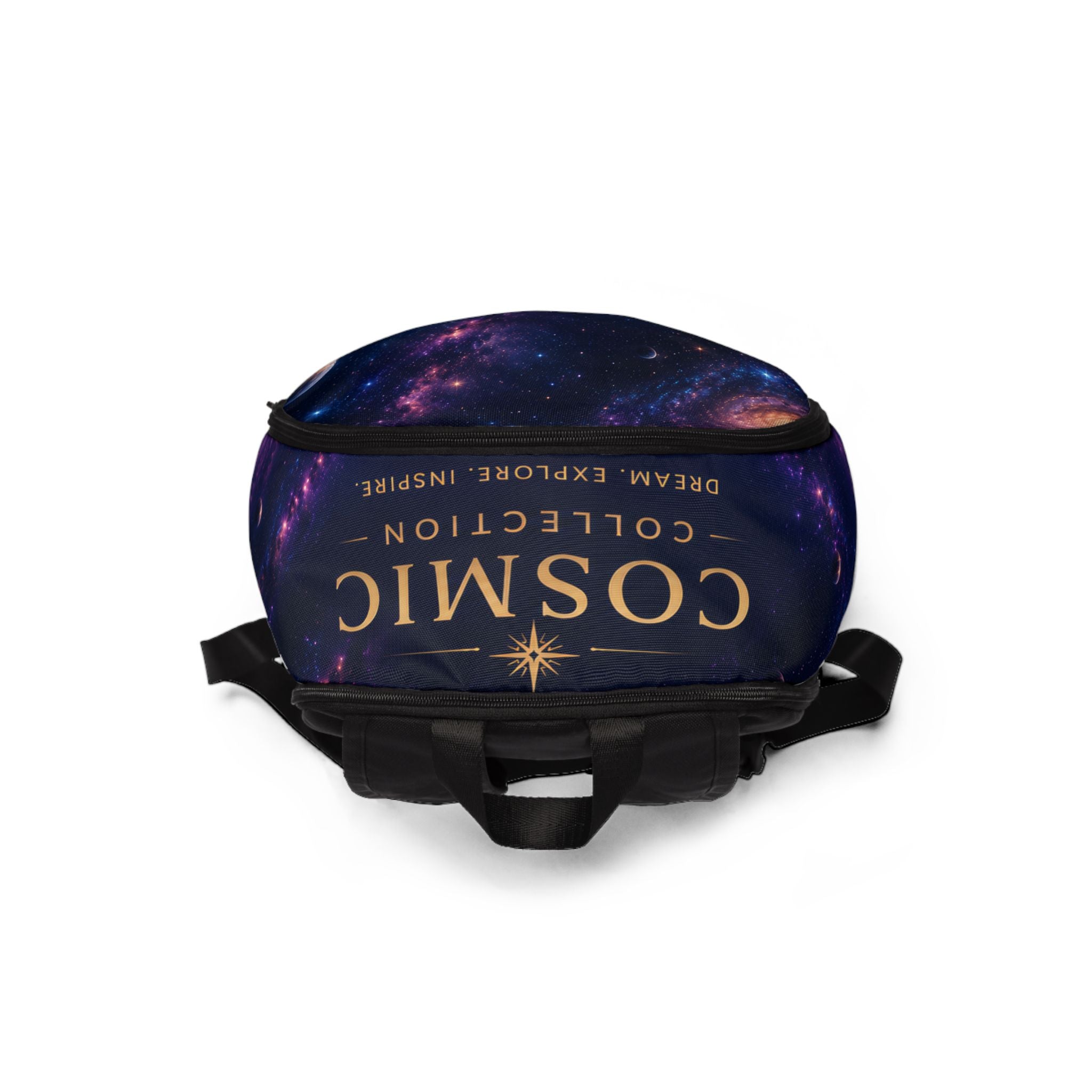 Cosmic Collection Backpack – Dream, Explore, Inspire Galaxy Print
