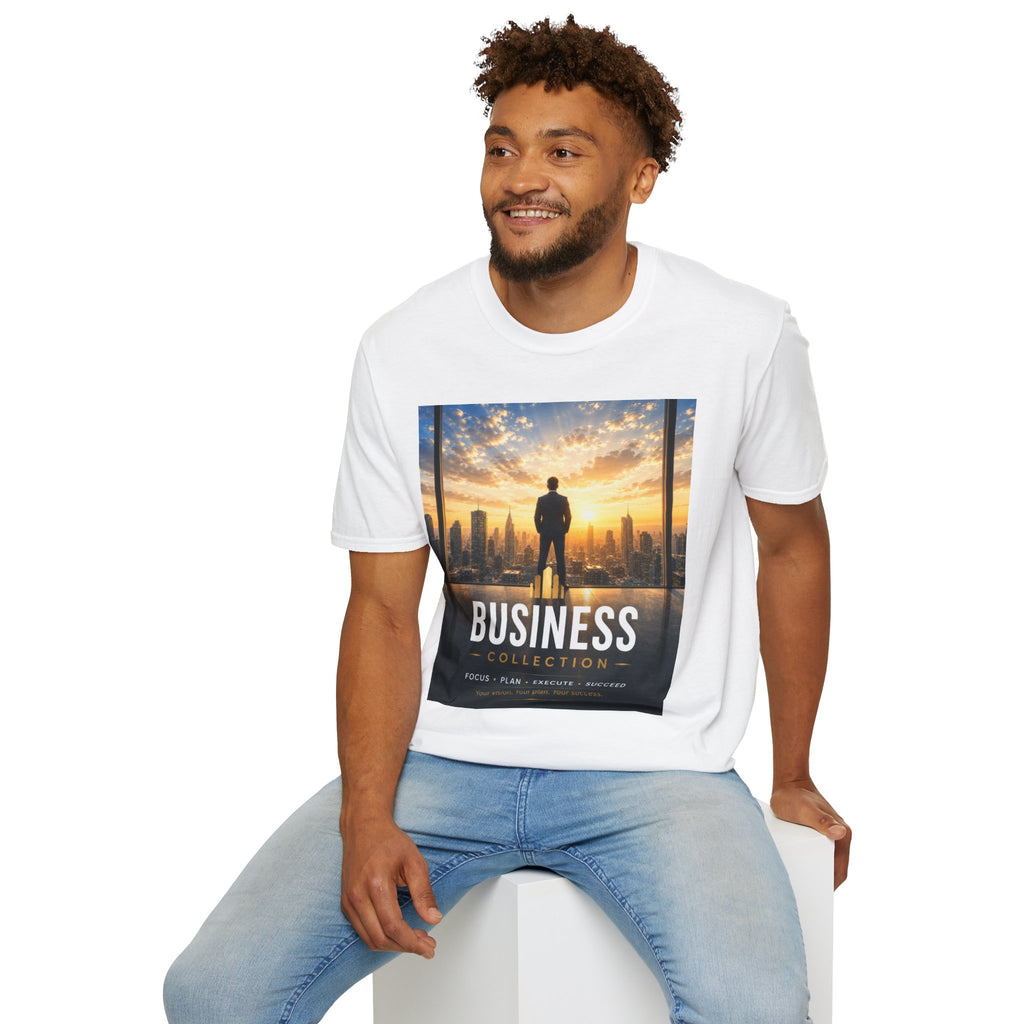 Business Collection T-Shirt — Inspirational City Skyline Success Tee