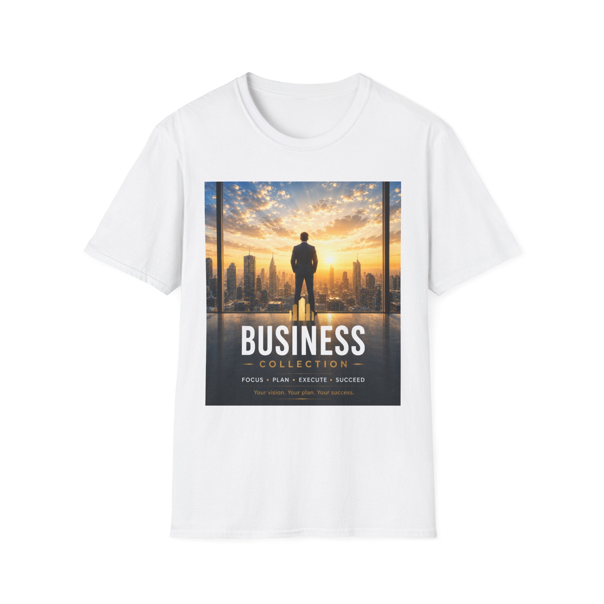Business Collection T-Shirt — Inspirational City Skyline Success Tee