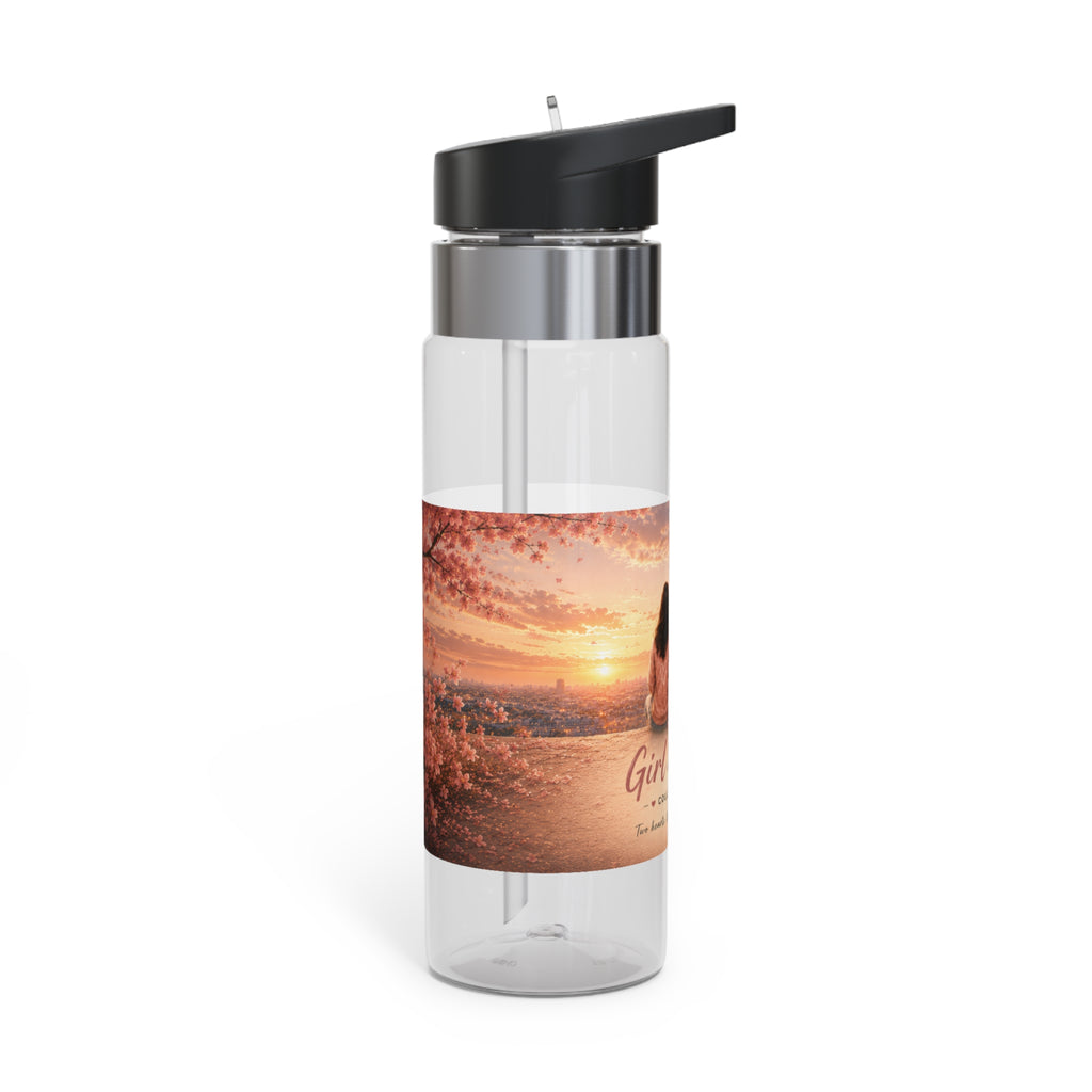 Girl & Boy Sunset Couple Sport Bottle — 20oz Tritan Water Bottle