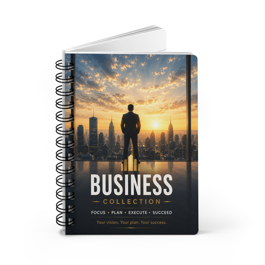 Business Journal — Spiral-Bound Success Planner (Focus • Plan • Execute • Succeed)