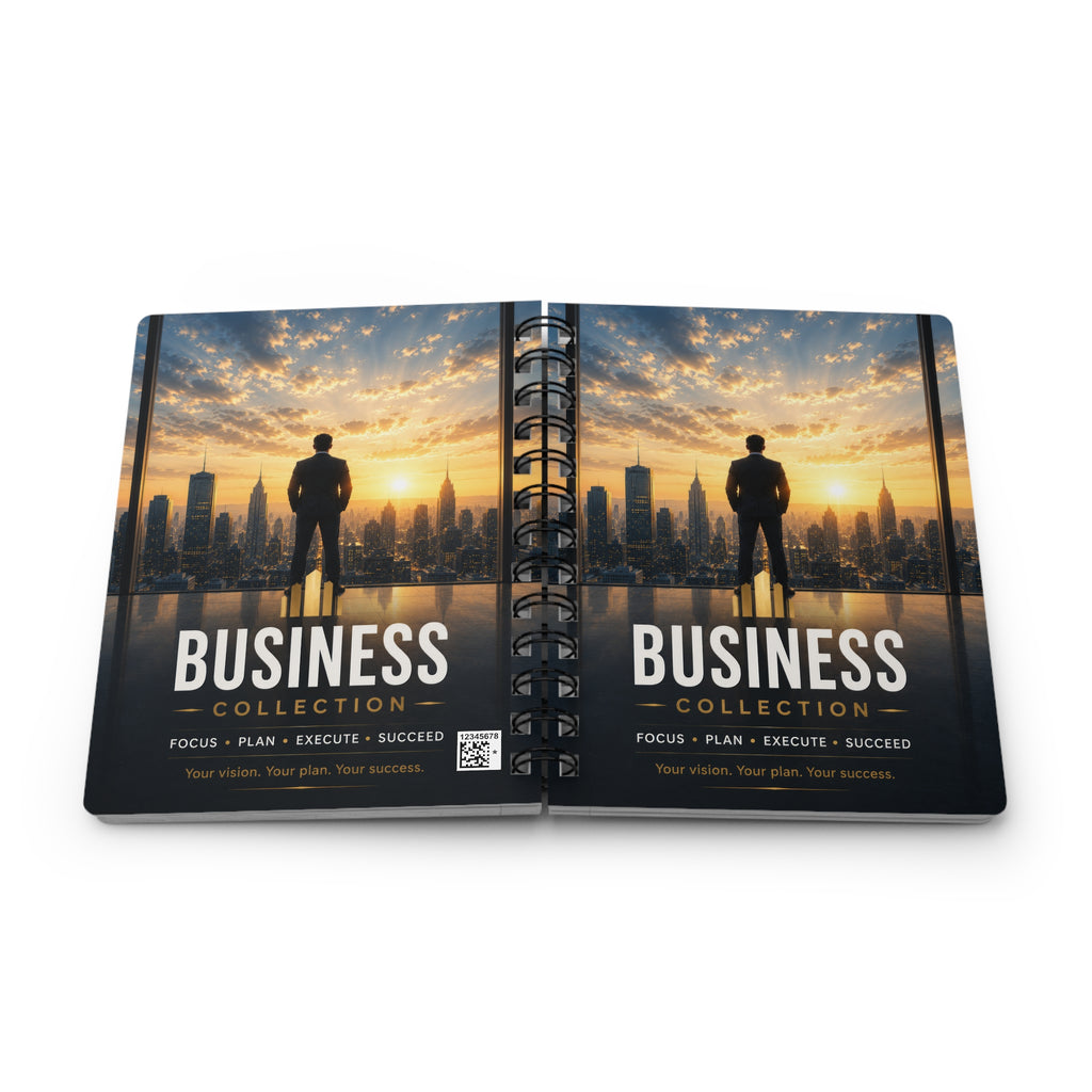 Business Journal — Spiral-Bound Success Planner (Focus • Plan • Execute • Succeed)