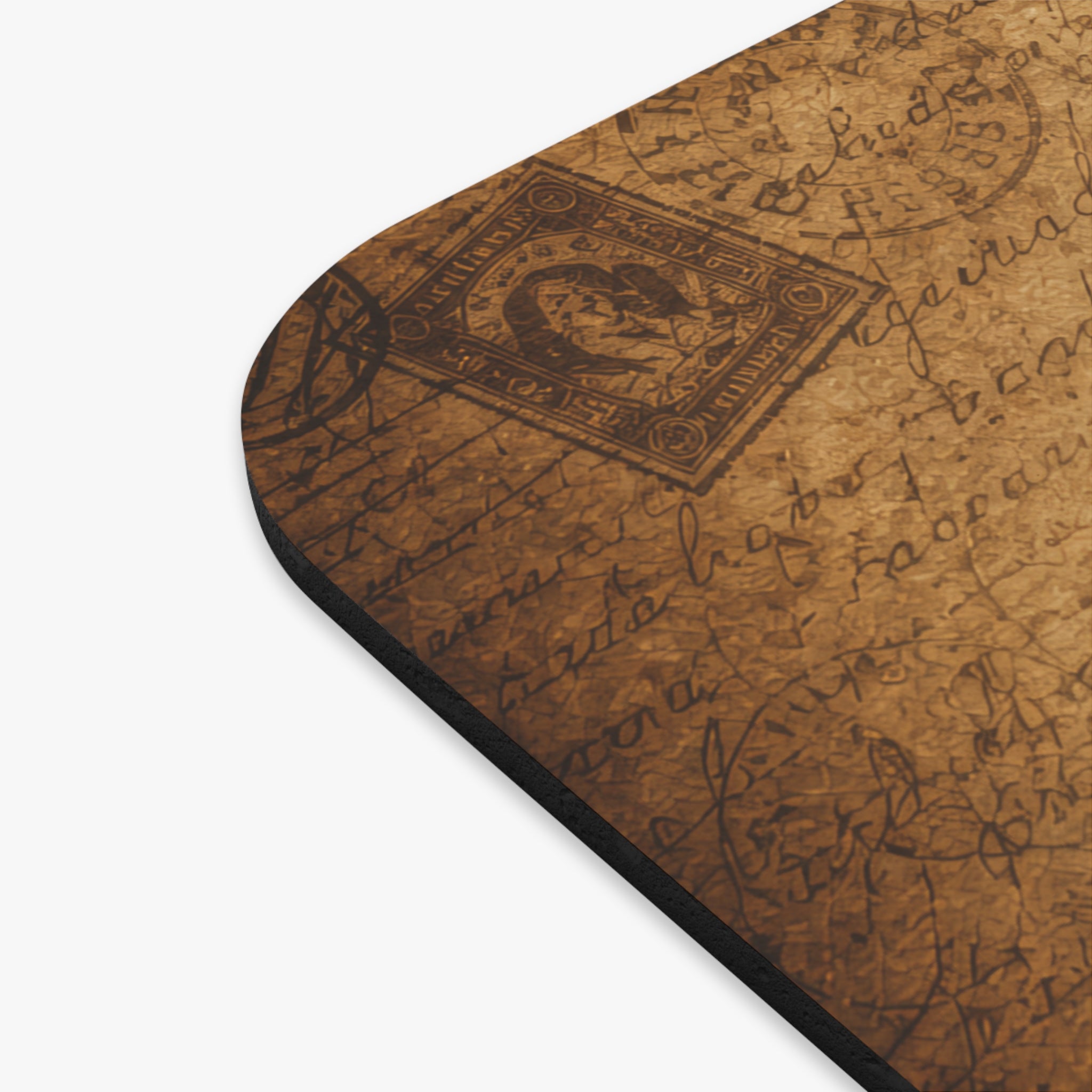 Vintage Collection Rectangle Mouse Pad — Retro Compass Desktop Mat