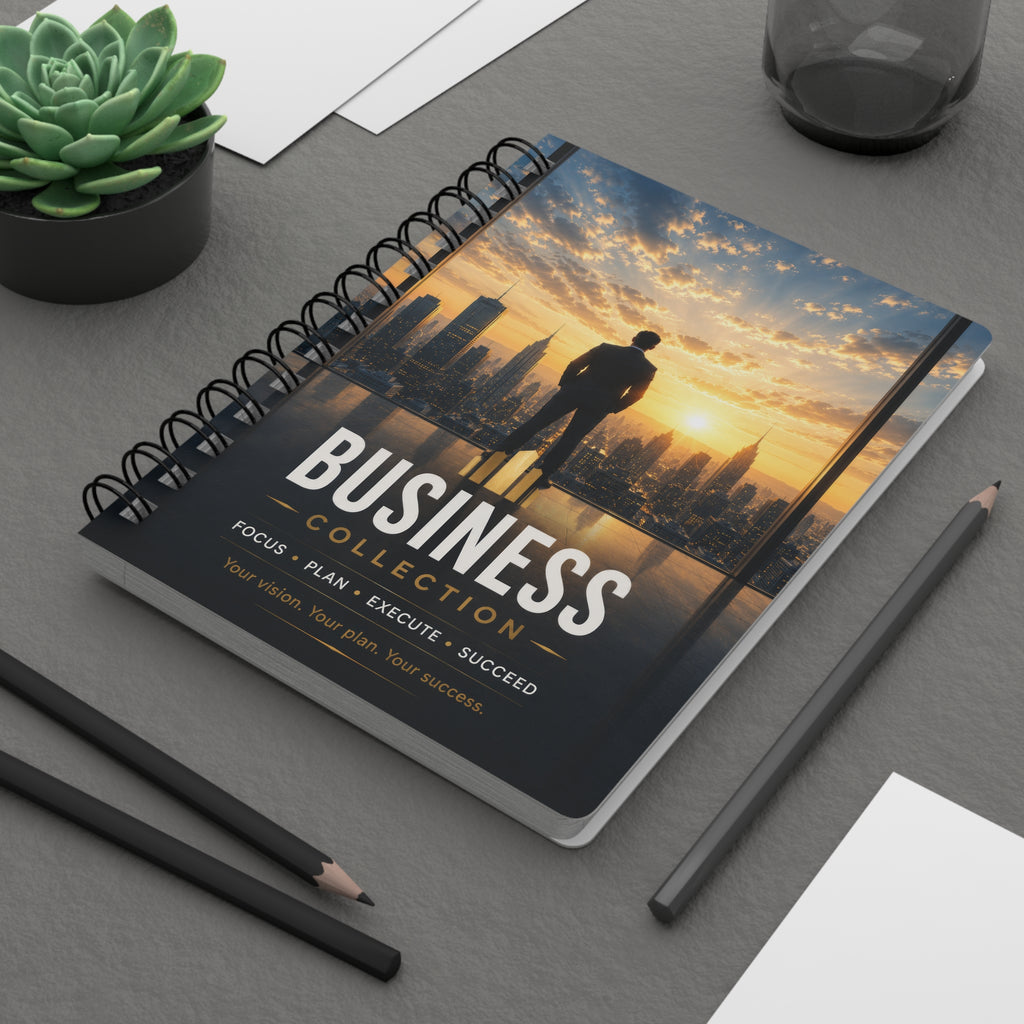 Business Journal — Spiral-Bound Success Planner (Focus • Plan • Execute • Succeed)
