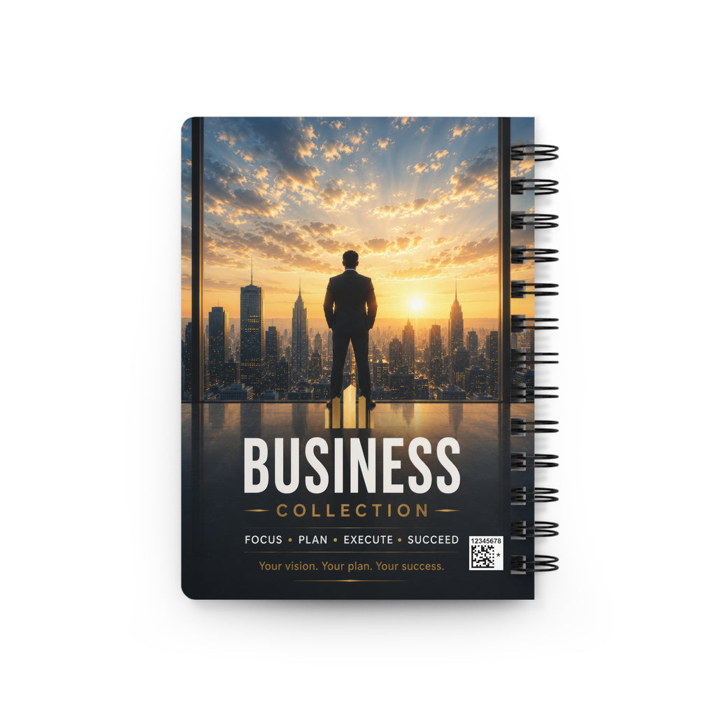 Business Journal — Spiral-Bound Success Planner (Focus • Plan • Execute • Succeed)