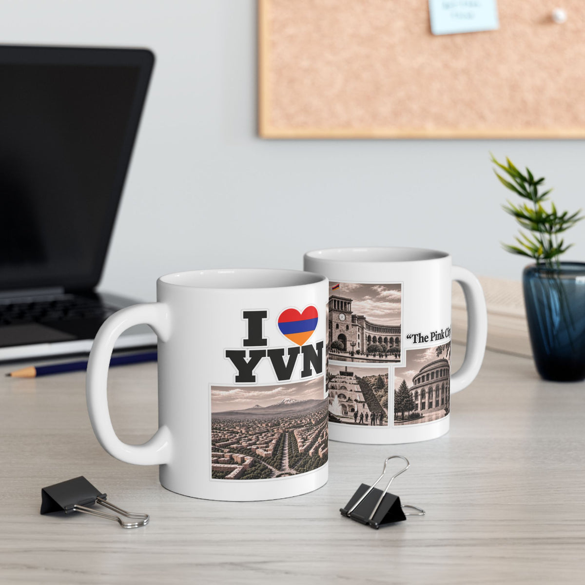 Yerevan Photo Collage Ceramic Mug – Armenian Souvenir Gift (11oz & 15oz)